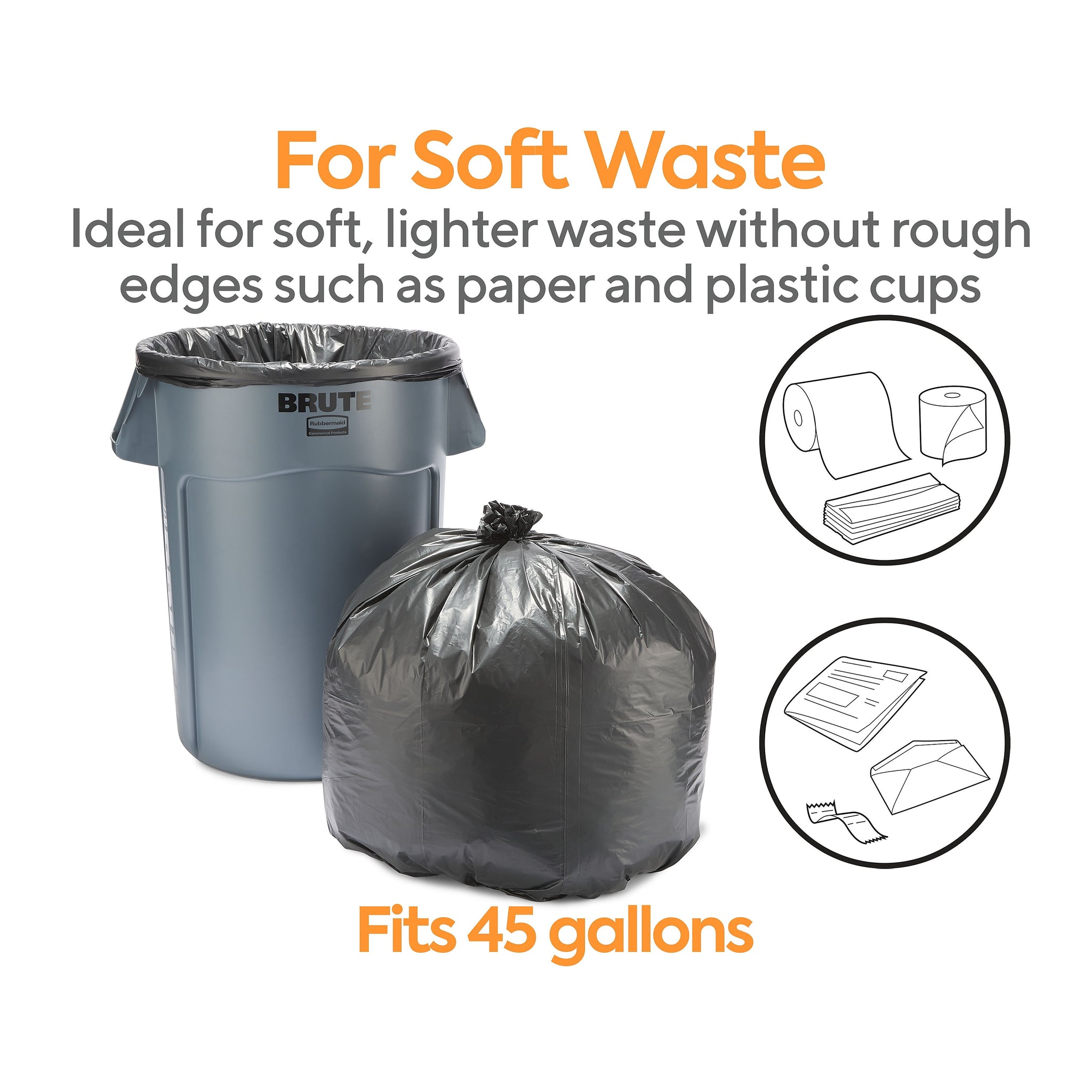 Coastwide Professional™ 40-45 Gallon Trash Bag, 40