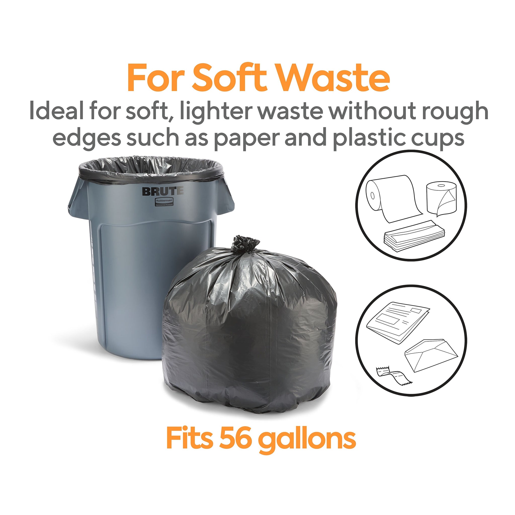 Coastwide Professional™ 50-56 Gallon Trash Bag, 43
