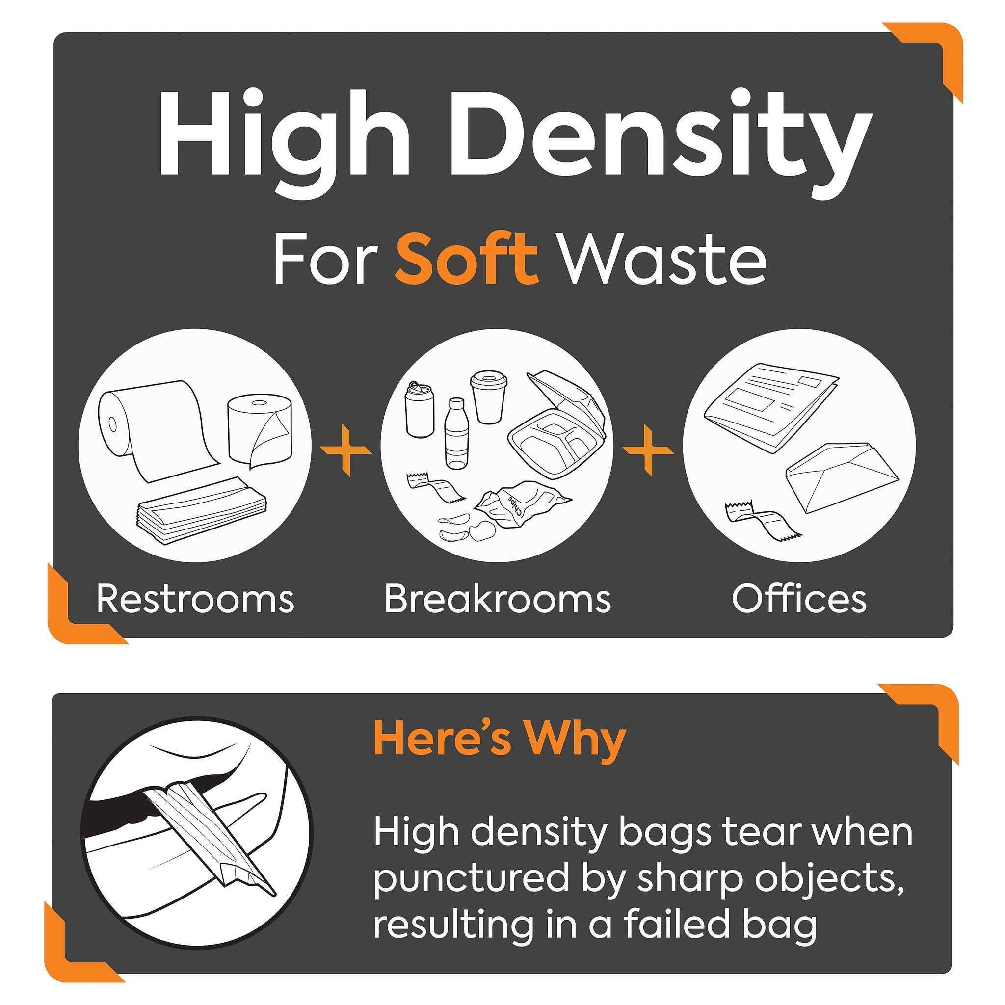 Coastwide Professional™ 50-56 Gallon Trash Bag, 43