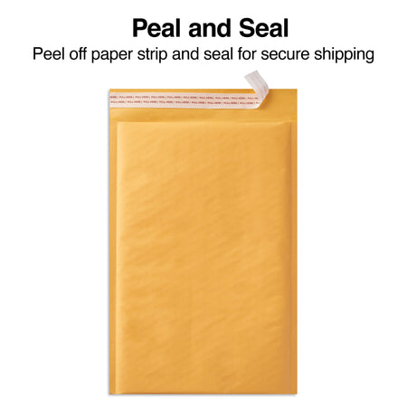 Coastwide Professional™ 5.75" x 9" Self-Sealing Bubble Mailer, #00, Kraft, 250/Carton