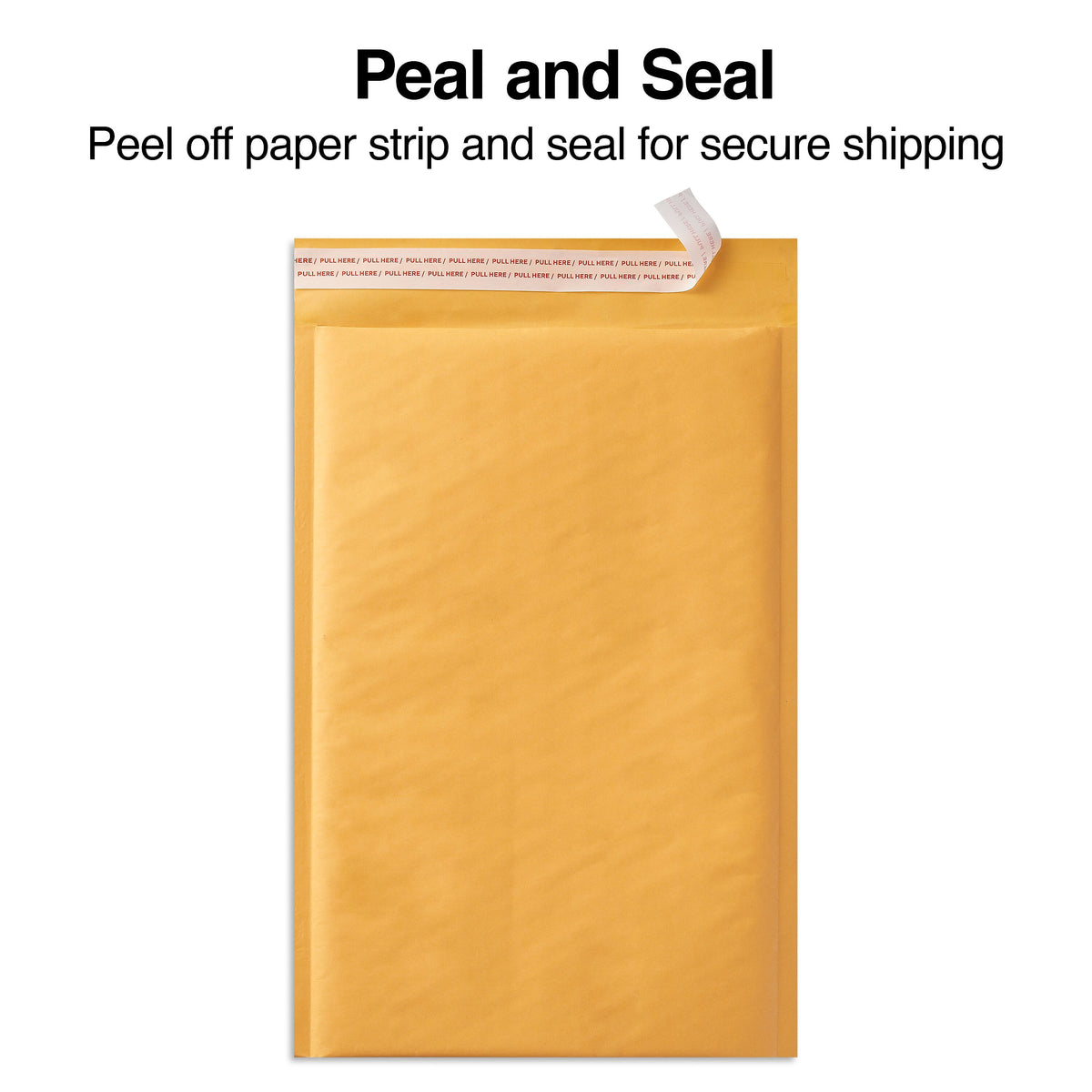 Coastwide Professional™ 5.75" x 9" Self-Sealing Bubble Mailer, #00, Kraft, 250/Carton