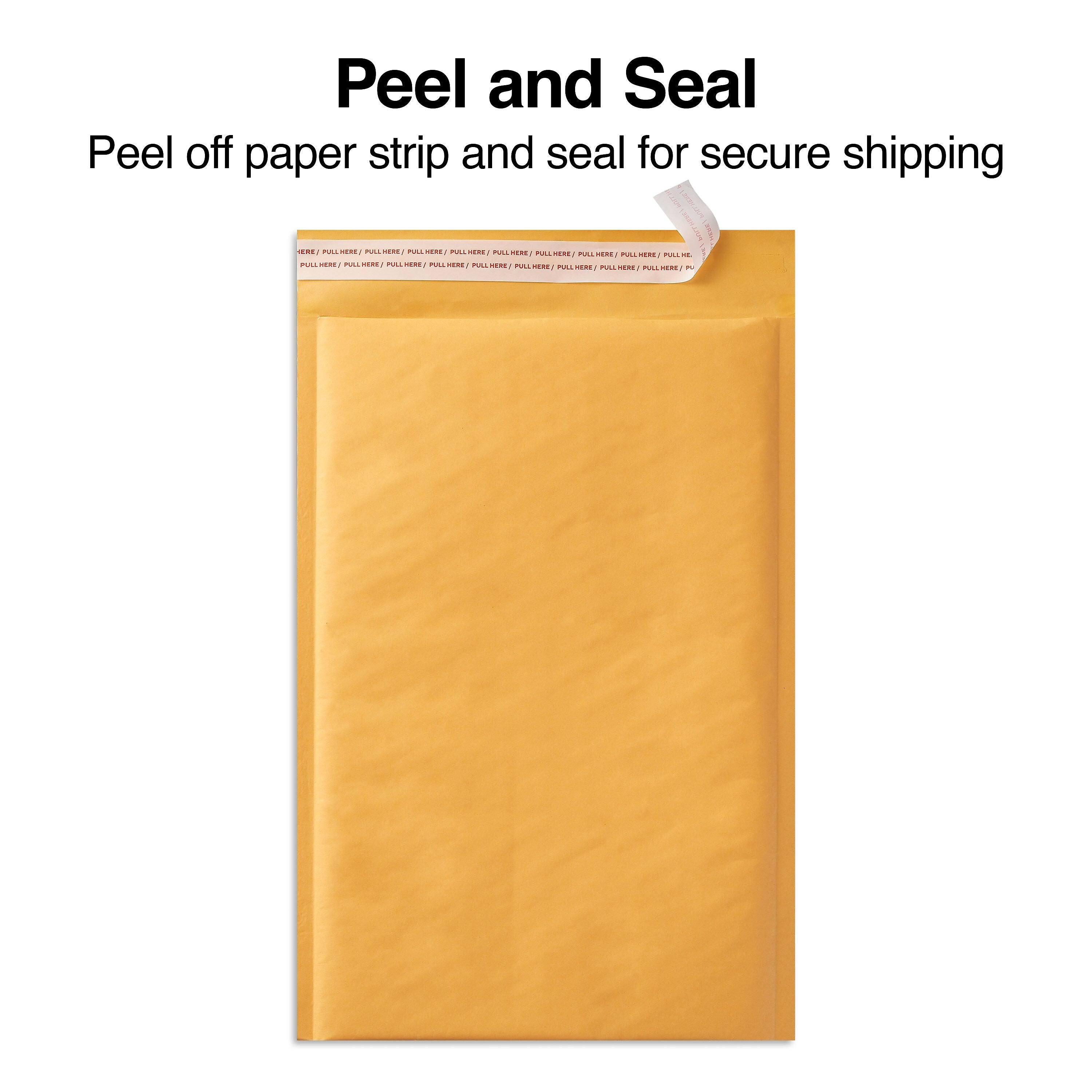 Coastwide Professional™ 6.75" x 9" Self-Sealing Bubble Mailer, #0, Kraft, 250/Pack