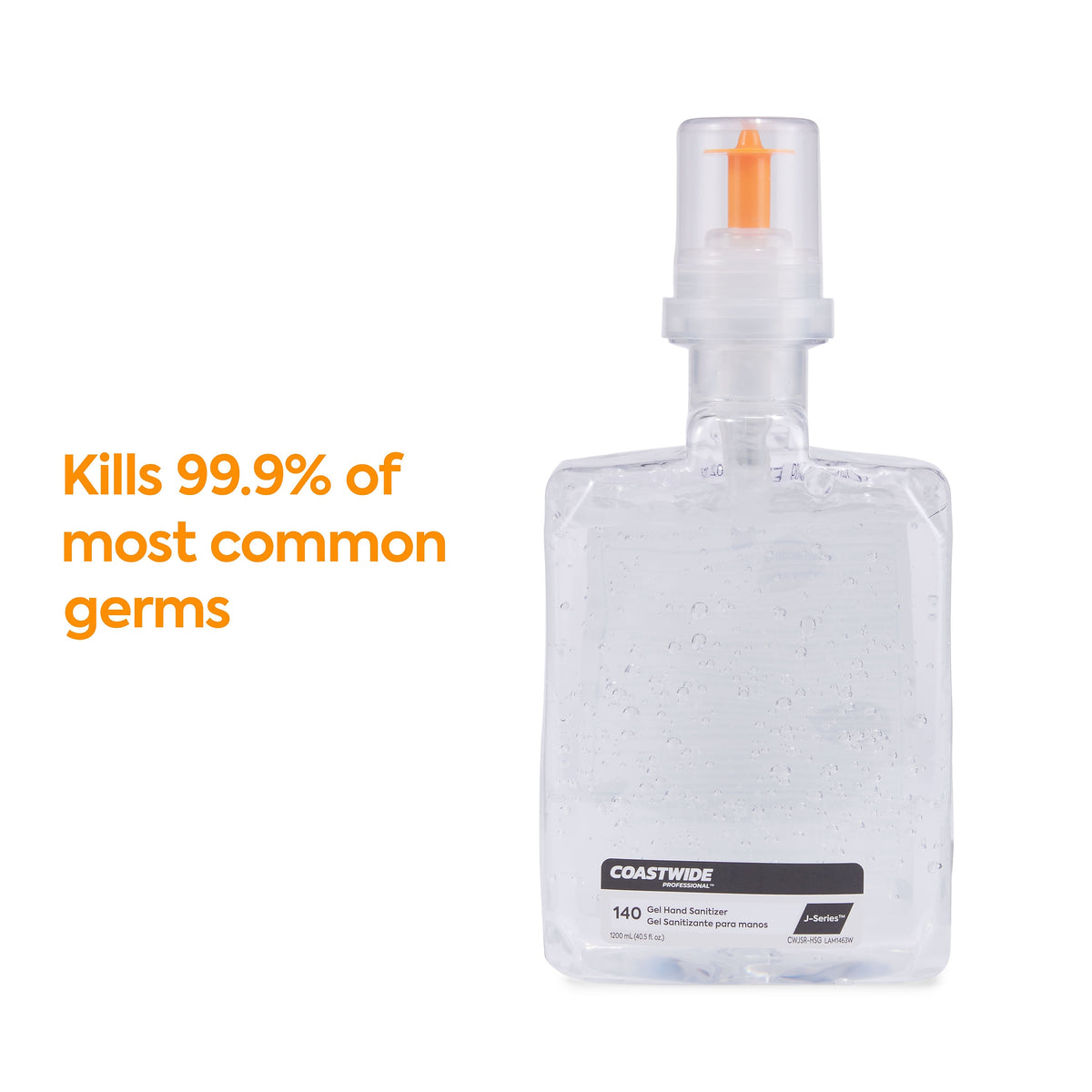 Coastwide Professional 70% Alcohol Gel Hand Sanitizer Refill for J-Series, 1200 mL, 2/Carton