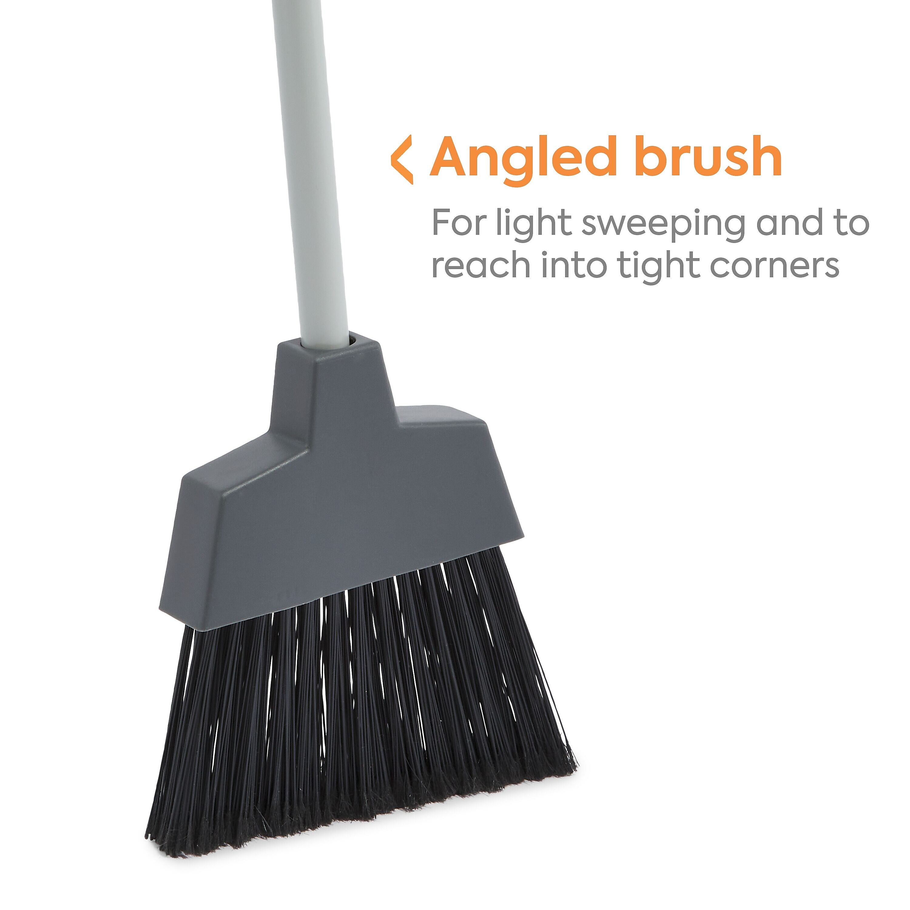 Coastwide Professional 8" Angled Broom, Gray