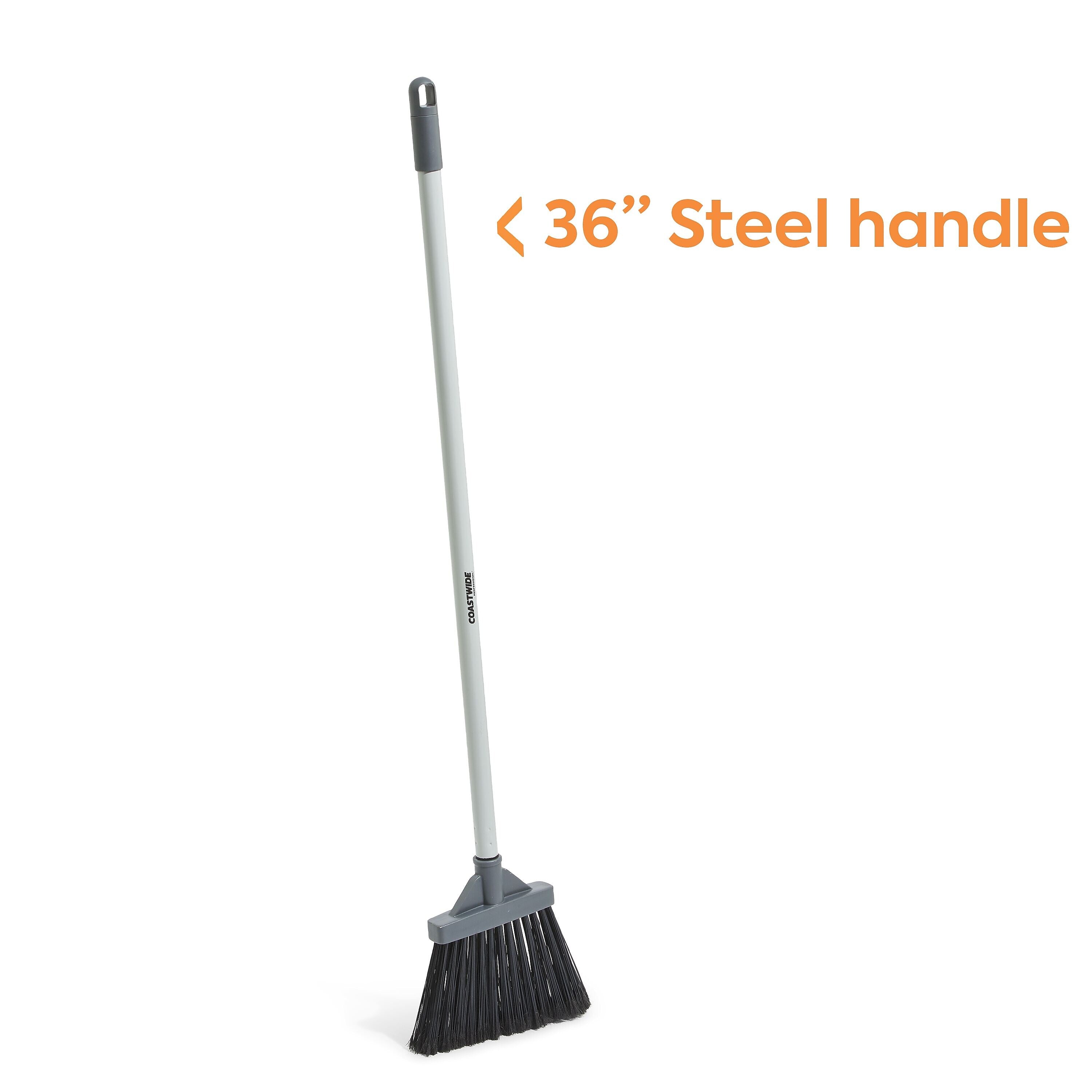 Coastwide Professional™ 8" Lobby Broom, Gray