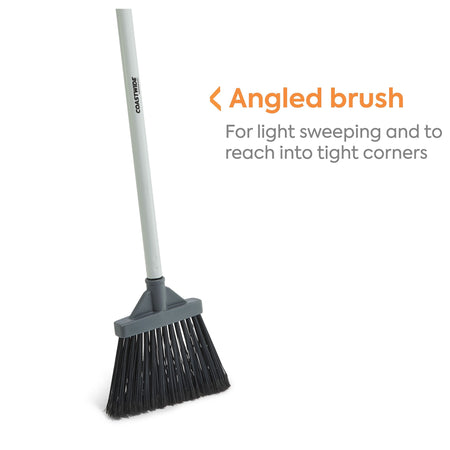 Coastwide Professional™ 8" Lobby Broom, Gray