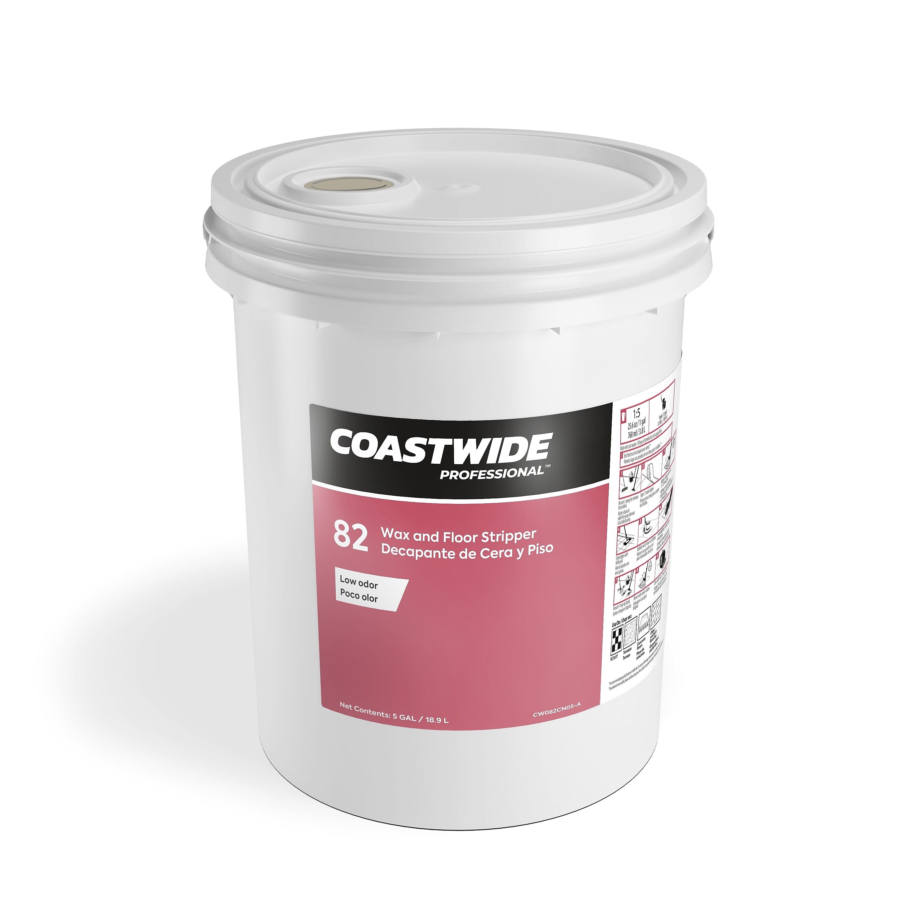 Coastwide Professional™ 82 Wax and Floor Stripper, 5 gal./18.9 L