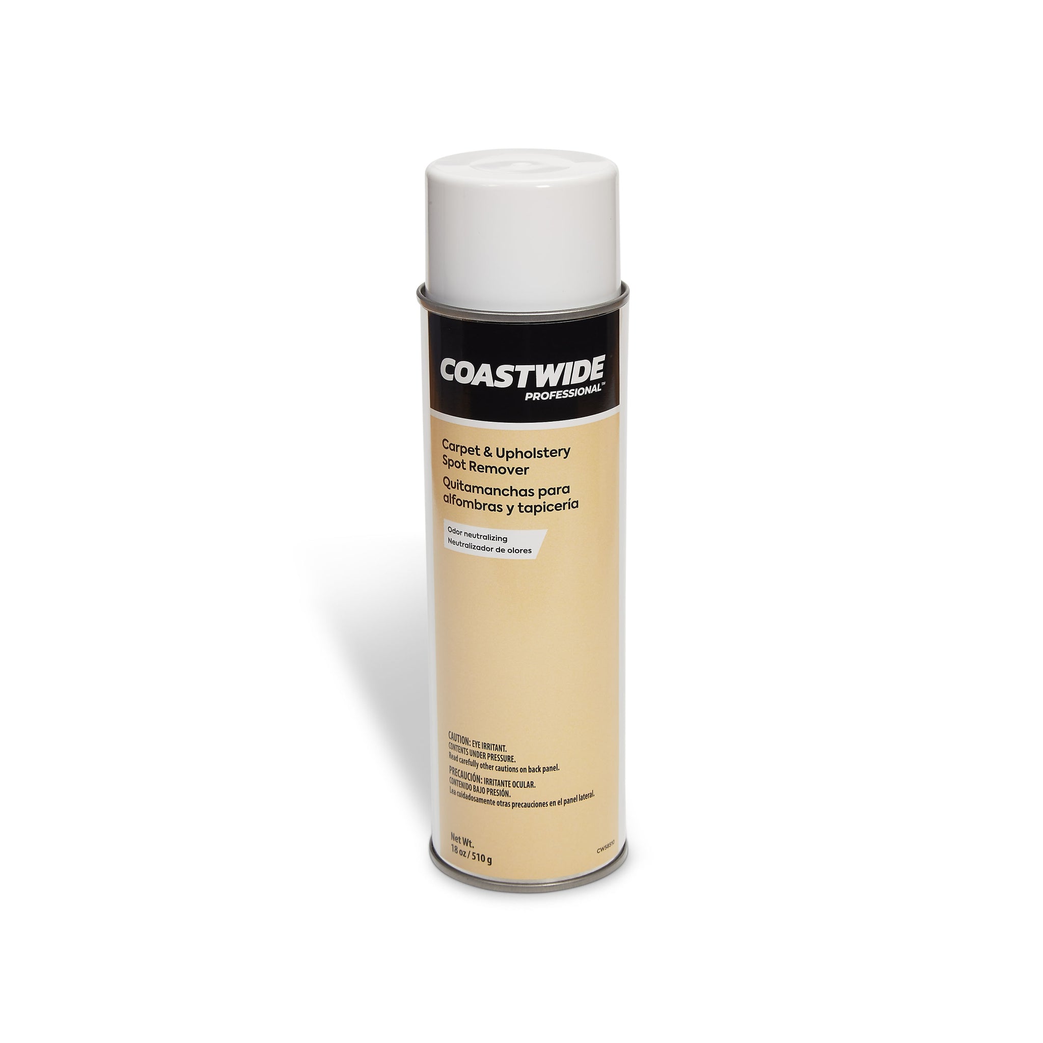 Coastwide Professional™ Carpet and Upholstery Spot Remover, Fresh Linen Scent, 18 Oz., 6/Carton