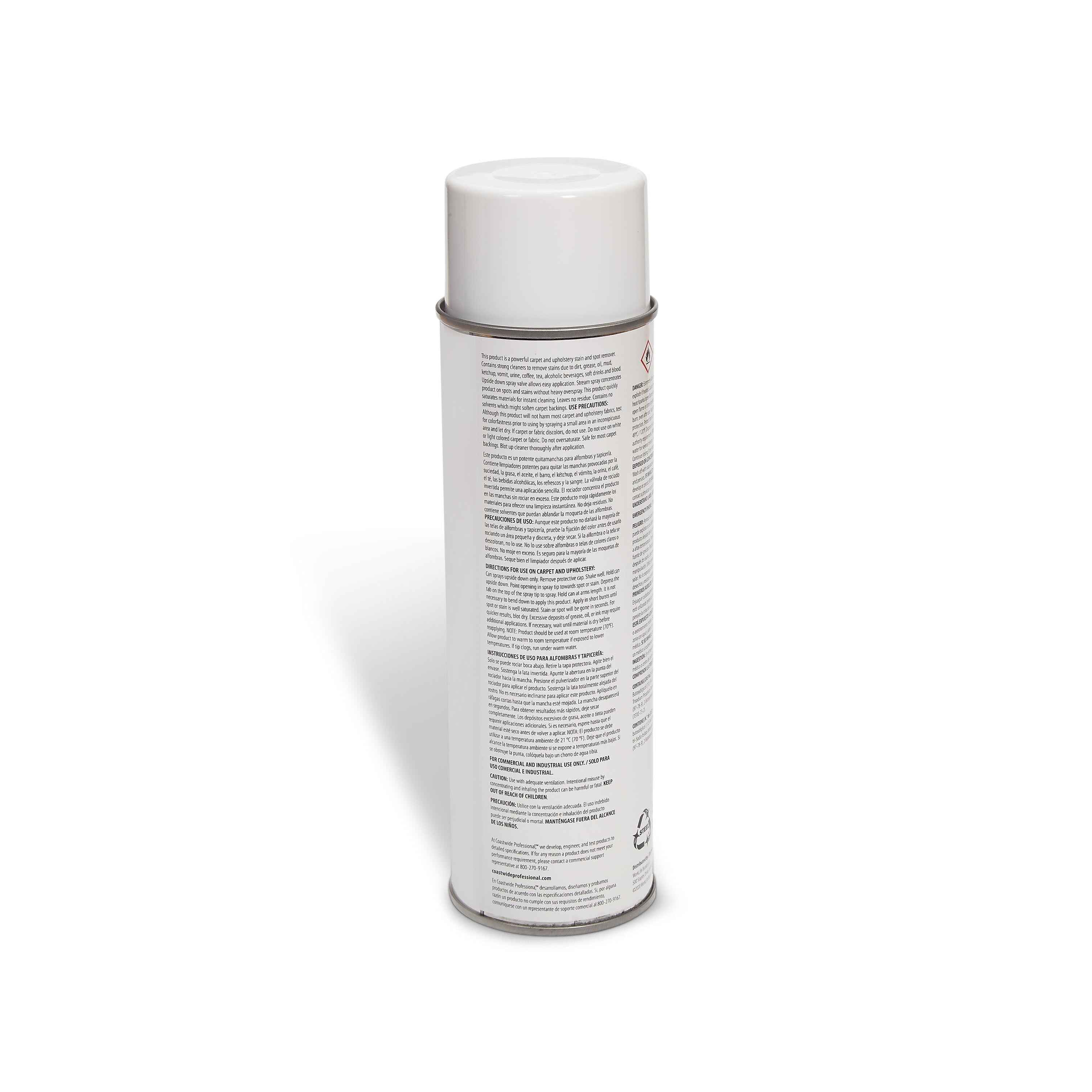 Coastwide Professional™ Carpet and Upholstery Spot Remover, Fresh Linen Scent, 18 Oz., 6/Carton