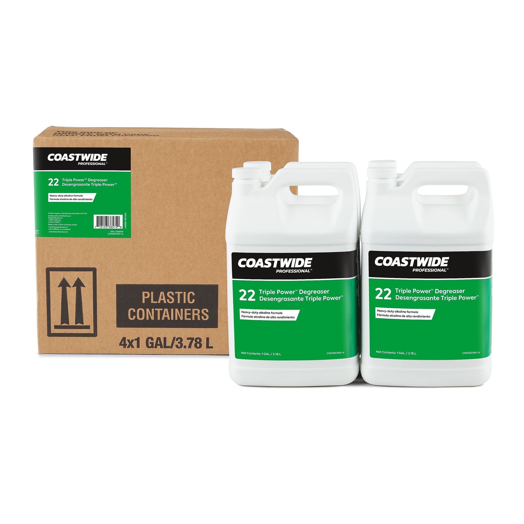 Coastwide Professional Degreaser Triple Power, 3.78L, 4/Carton
