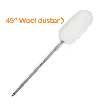 Coastwide Professional™ Extendable Lamb Wool Duster, Gray