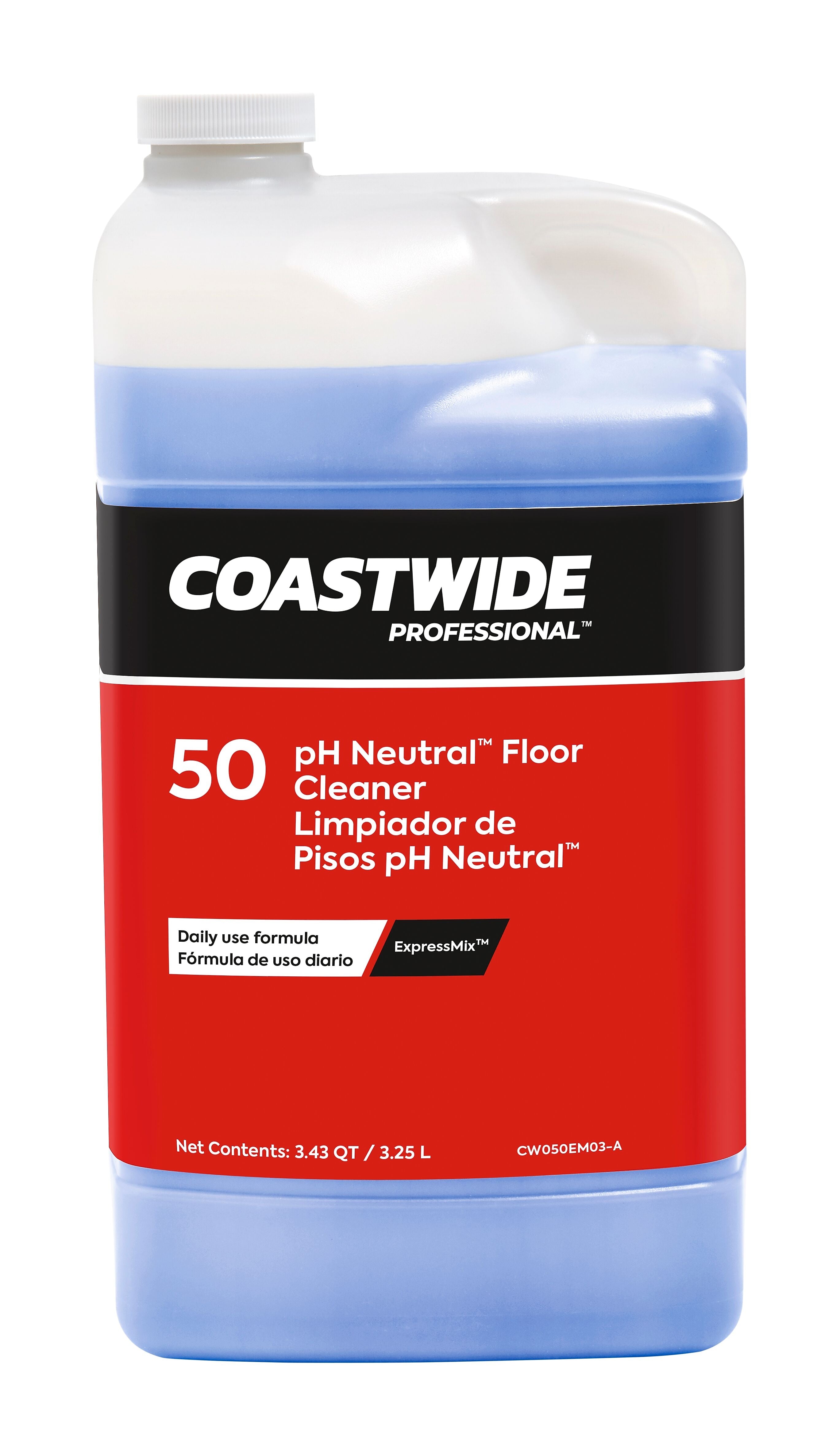 Coastwide Professional™ Floor Cleaner pH Neutral Concentrate for ExpressMix, 3.25L, 2/Carton