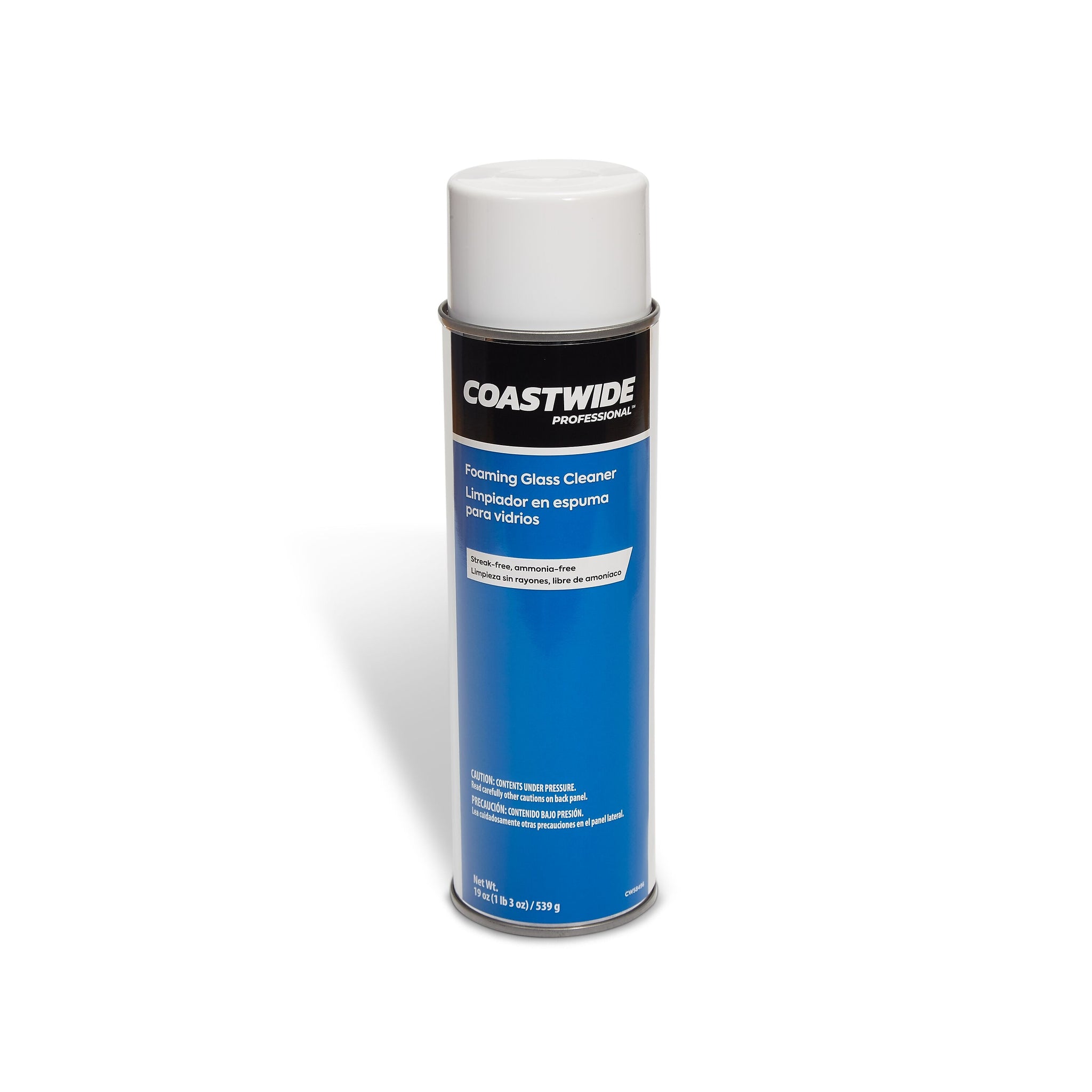 Coastwide Professional™ Foaming Glass Cleaner, Fresh & Clean Scent, 19 Oz., 6/Carton