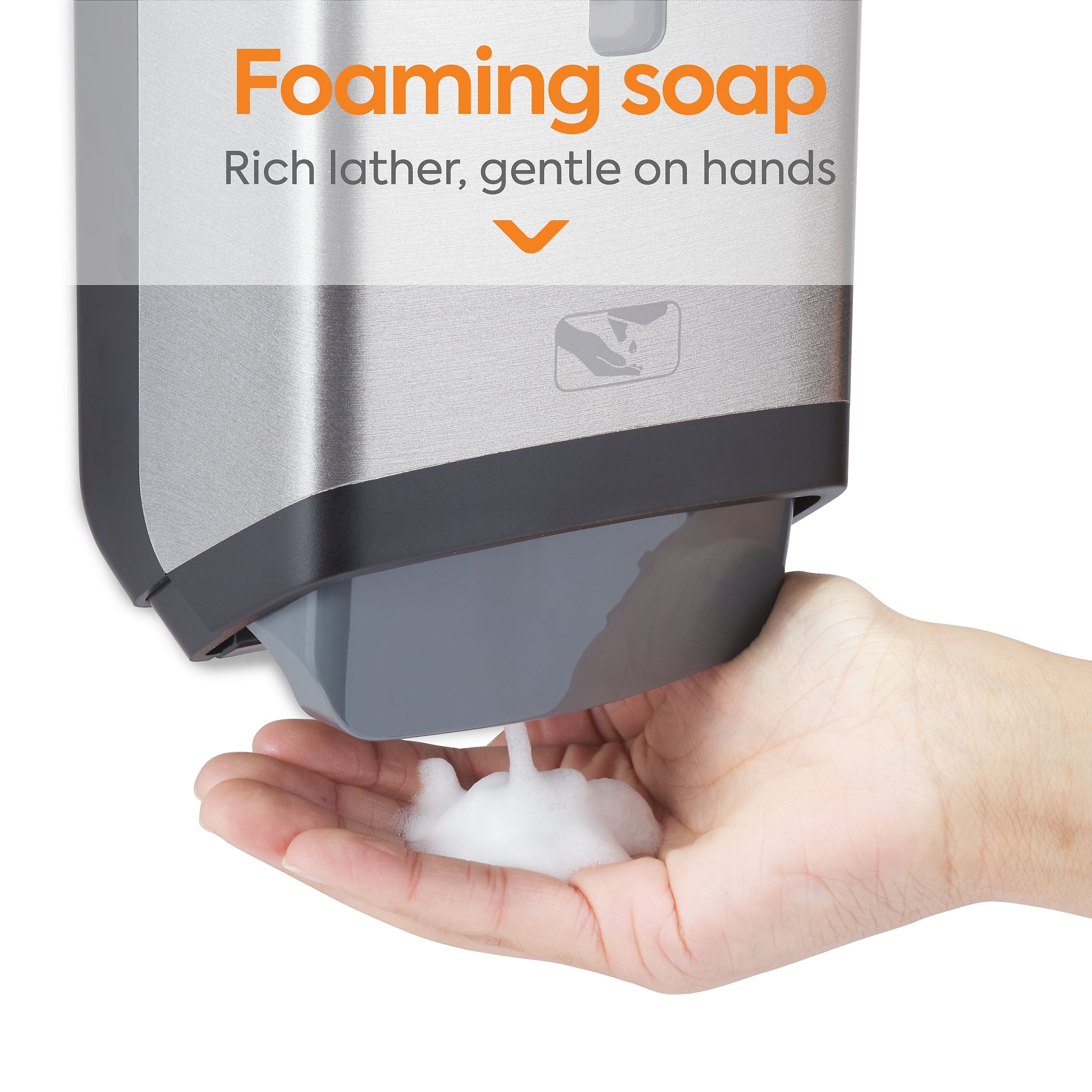 Coastwide Professional™ J-Series Foam Hand Soap, Fragrance-Free, 1200 mL, 2/Carton