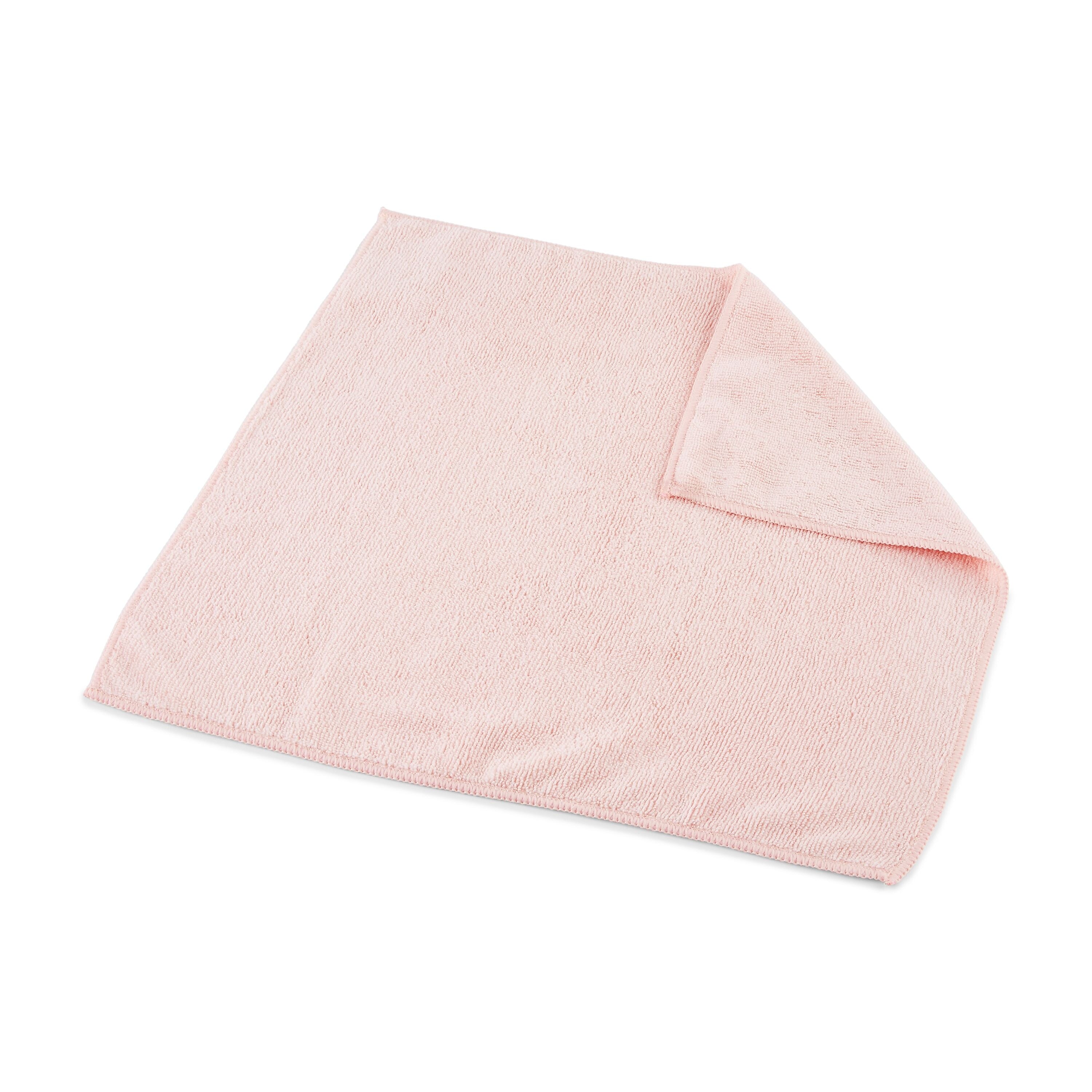 Coastwide Professional™ Microfiber Wipers, Pink, 12/Pack