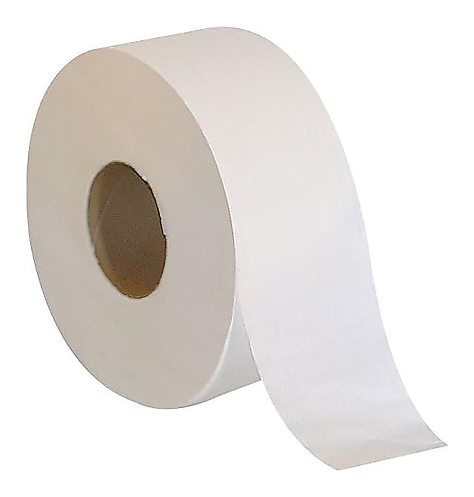 Coastwide Professional™ Recycled 2-Ply Jumbo Toilet Paper, White, 1000 ft./Roll, 12 Rolls/Carton