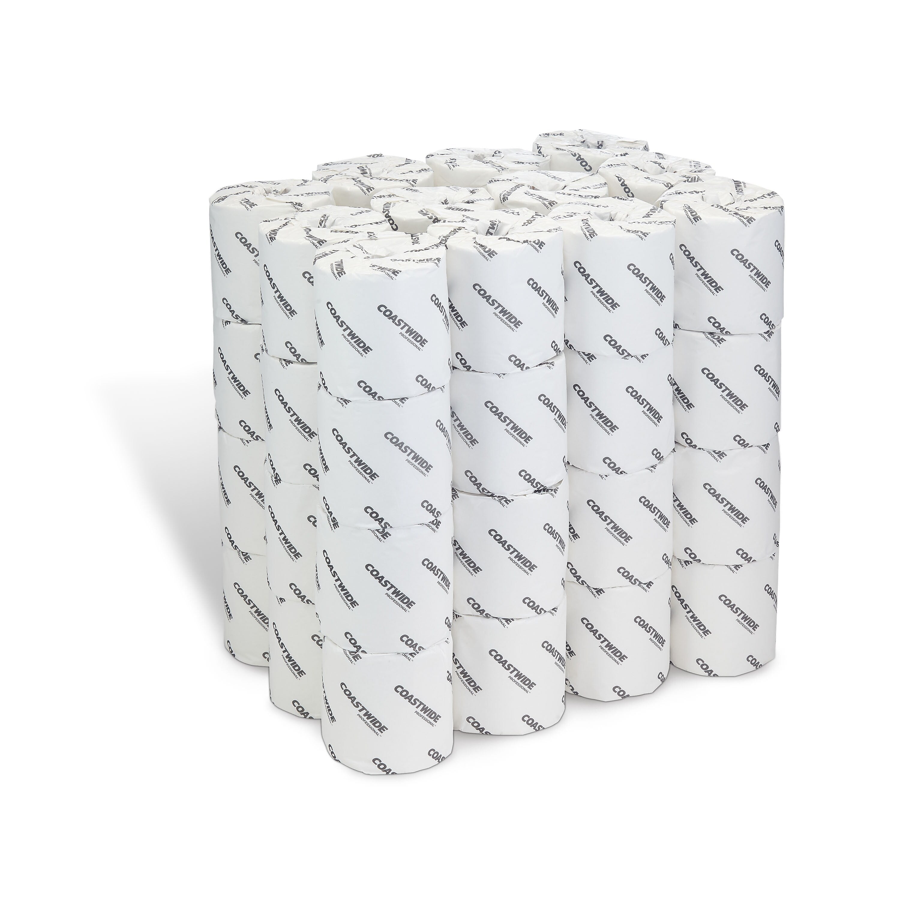 Coastwide Professional™ Recycled 2-Ply Standard Toilet Paper, White, 350 Sheets/Roll, 48 Rolls/Carton