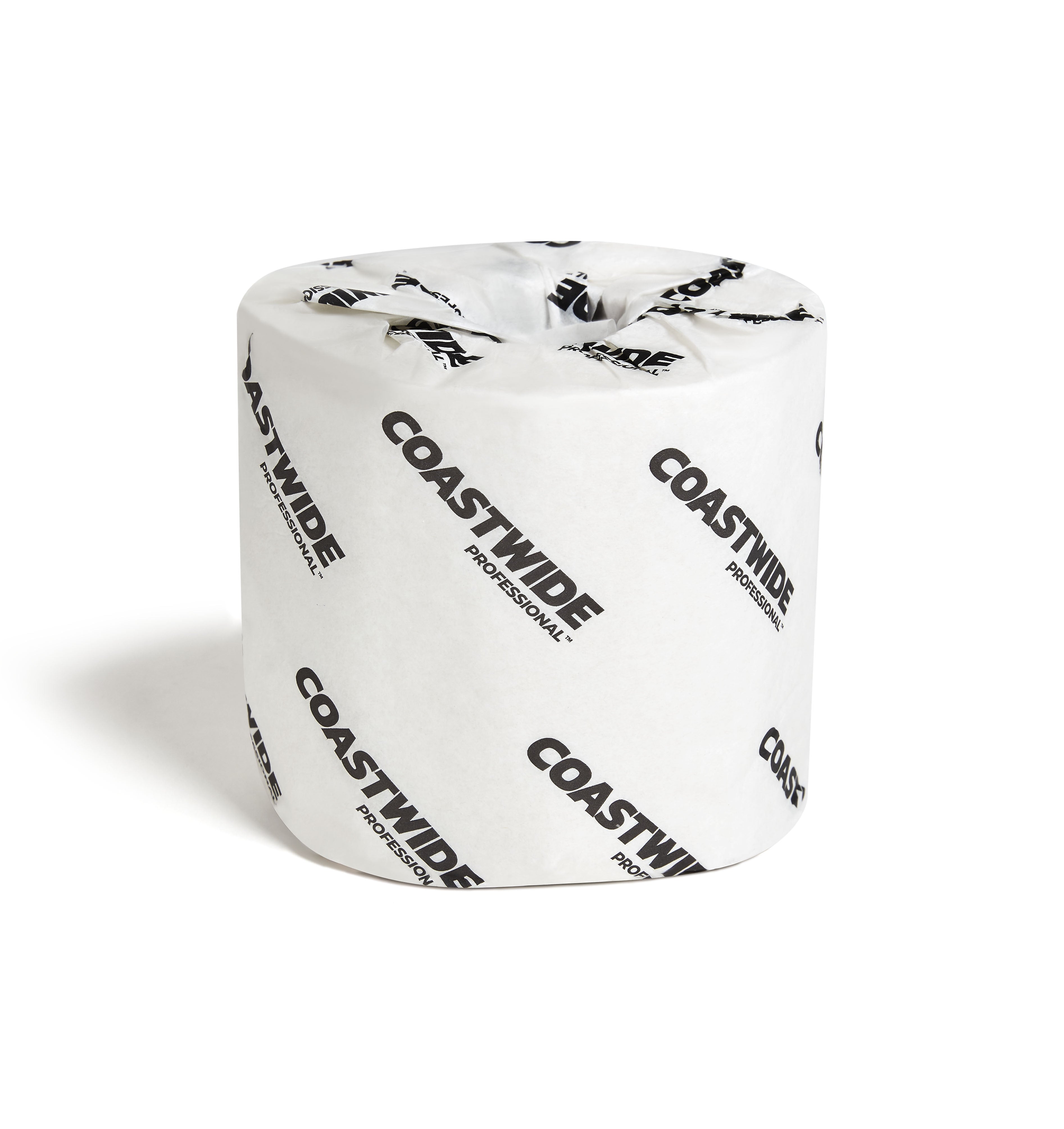 Coastwide Professional Recycled 2-Ply Standard Toilet Paper, White, 550 Sheets/Roll, 80 Rolls/Carton