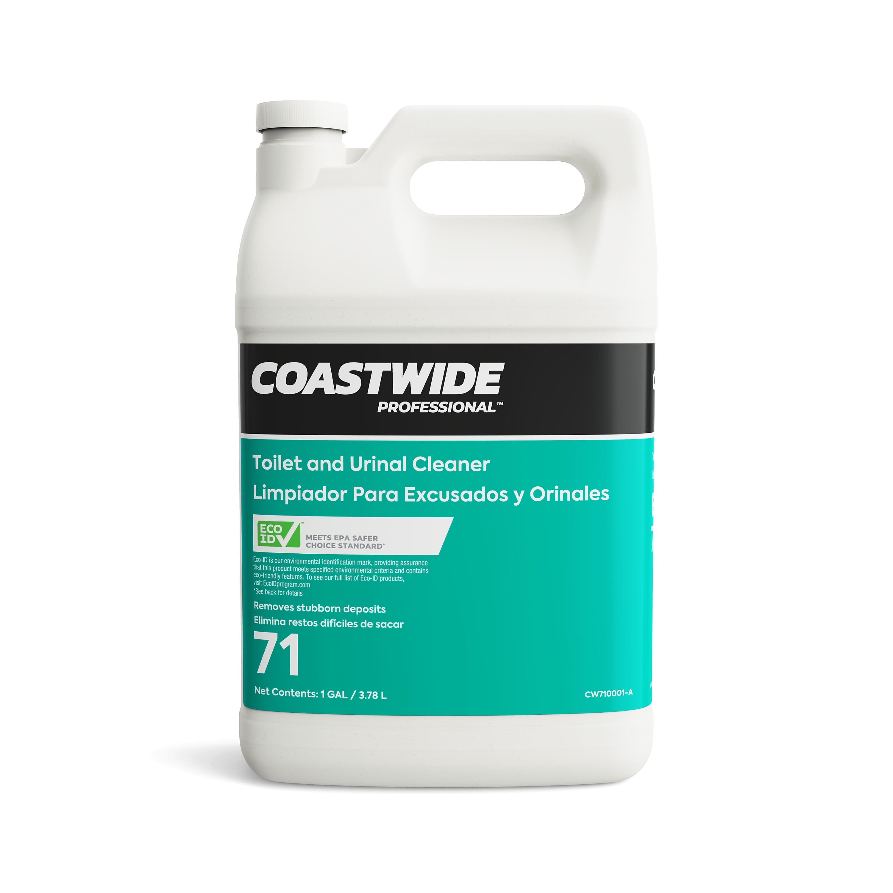 Coastwide Professional Toilet and Urinal Cleaner 71, 3.78L, 4/Carton