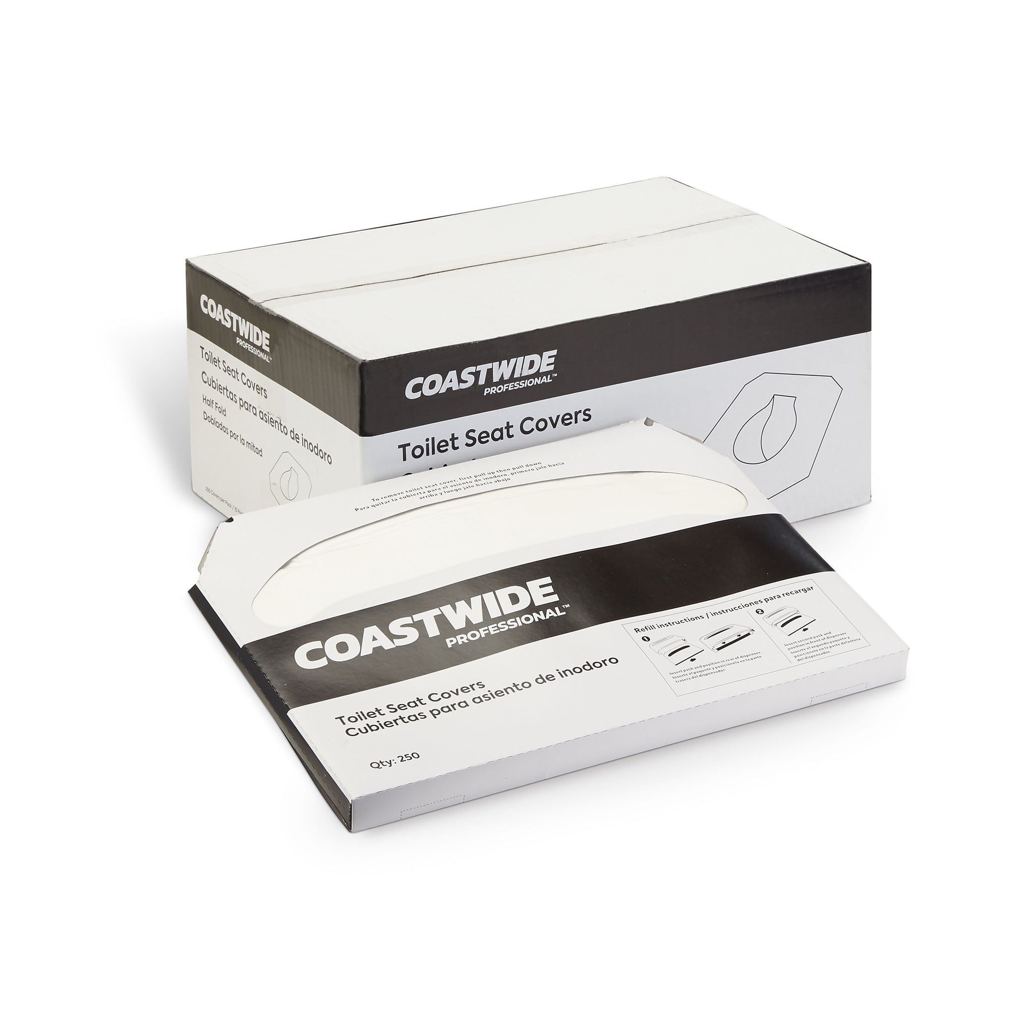 Coastwide Professional™ Toilet Seat Covers, 0.87