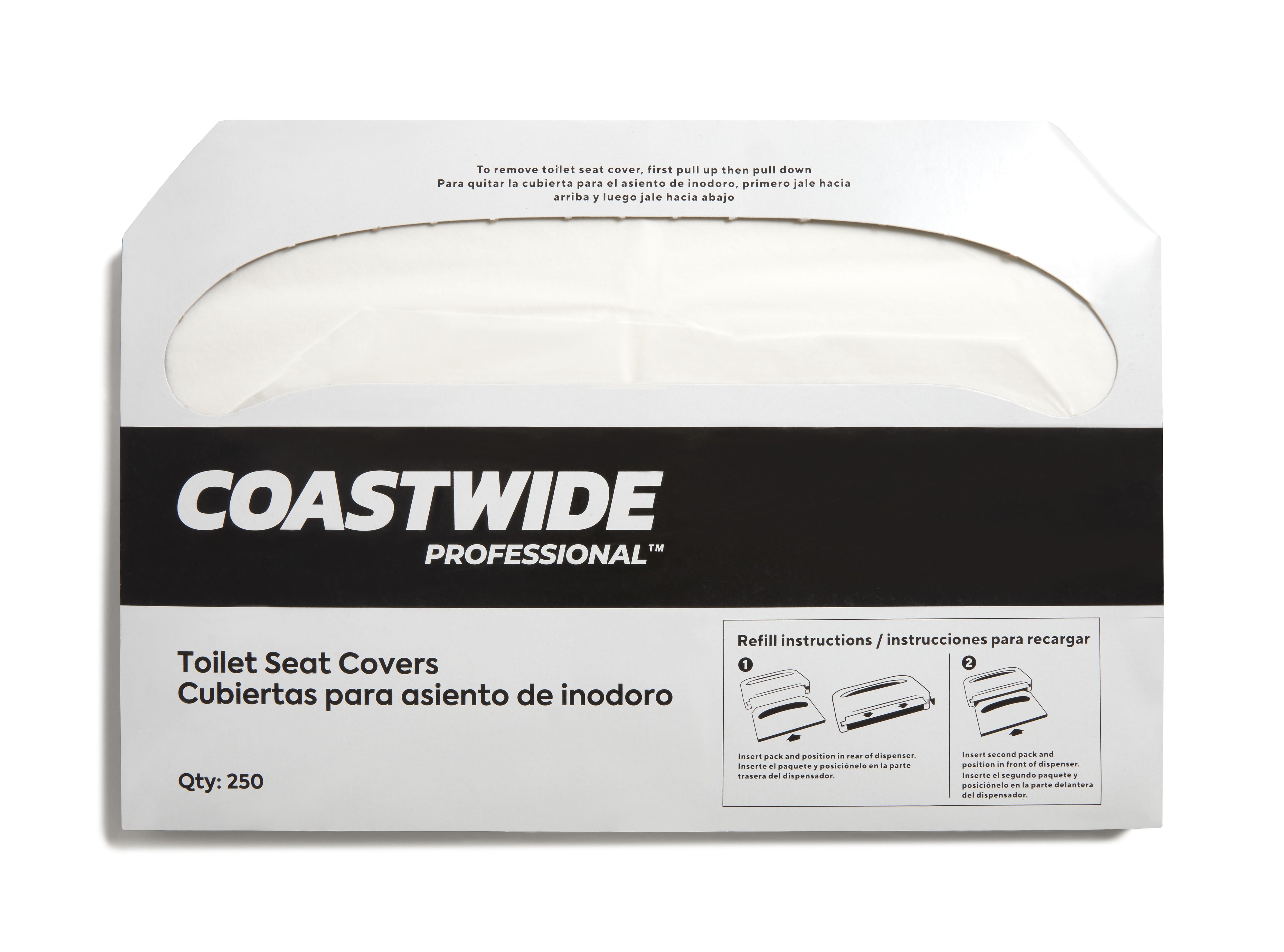 Coastwide Professional™ Toilet Seat Covers, 0.87