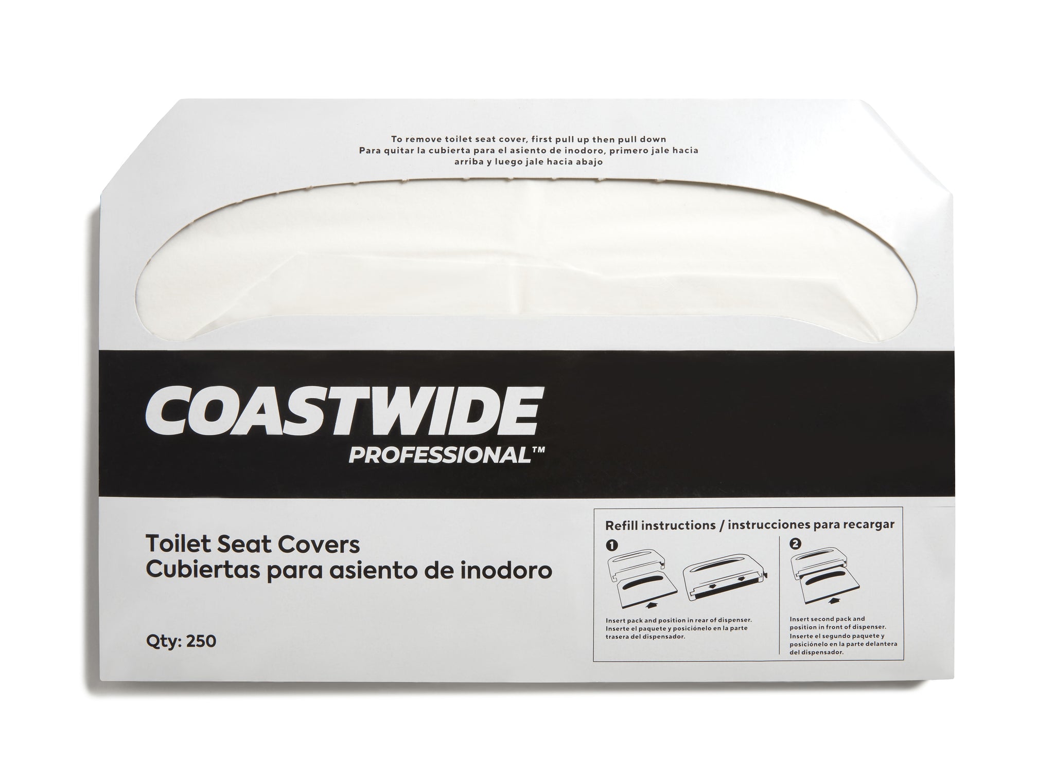 Coastwide Professional™ Toilet Seat Covers, 0.87