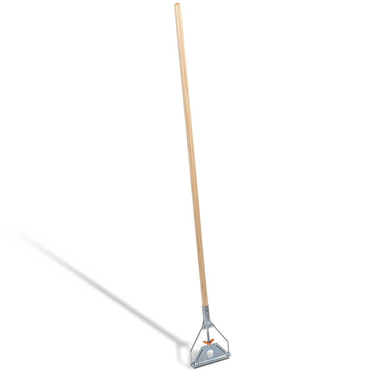 Coastwide Professional™60" Side Gate Wood Wet Mop Handle, Galvanized Metal Head