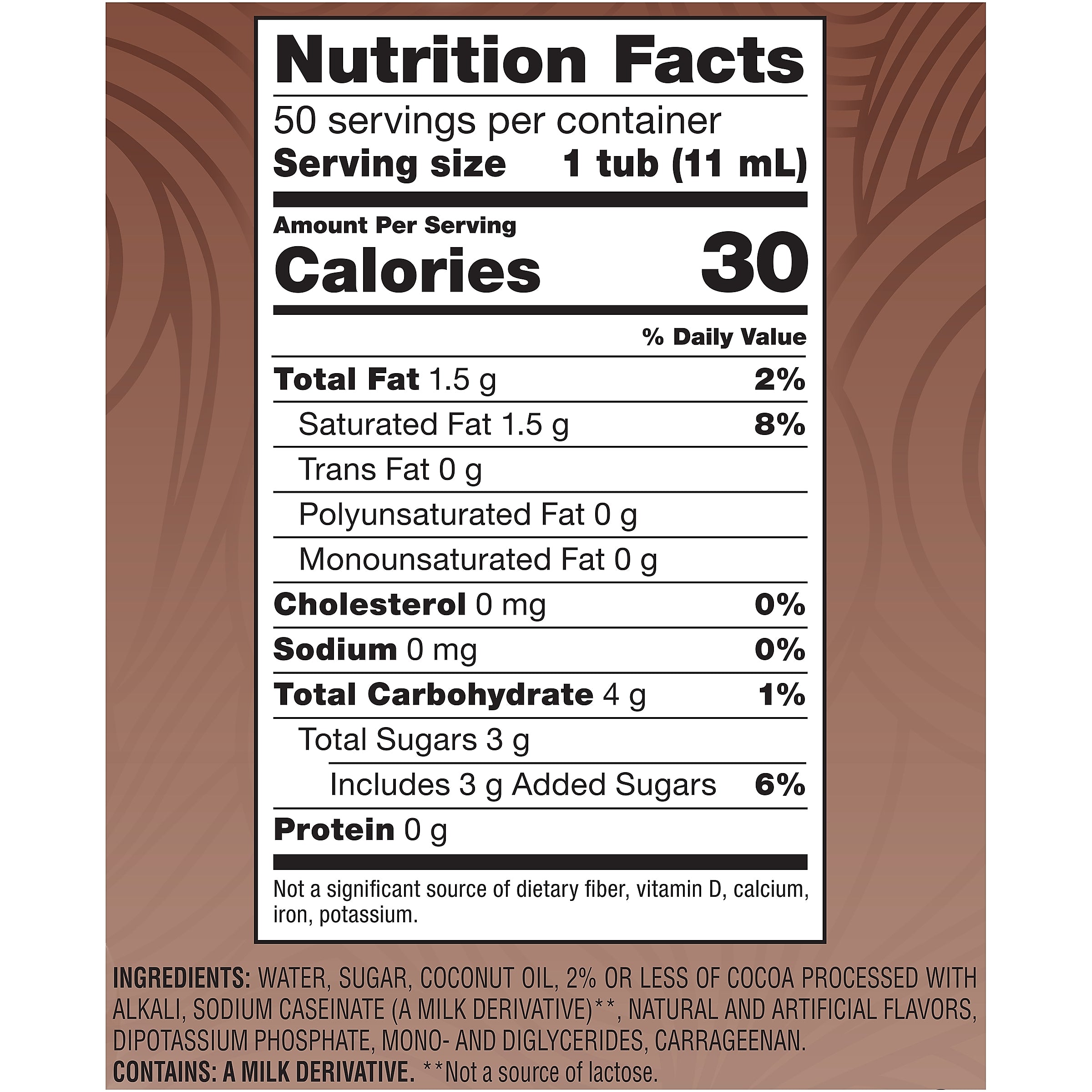 Coffee mate Café Mocha Liquid Creamer, 0.38 Oz., 50/Box