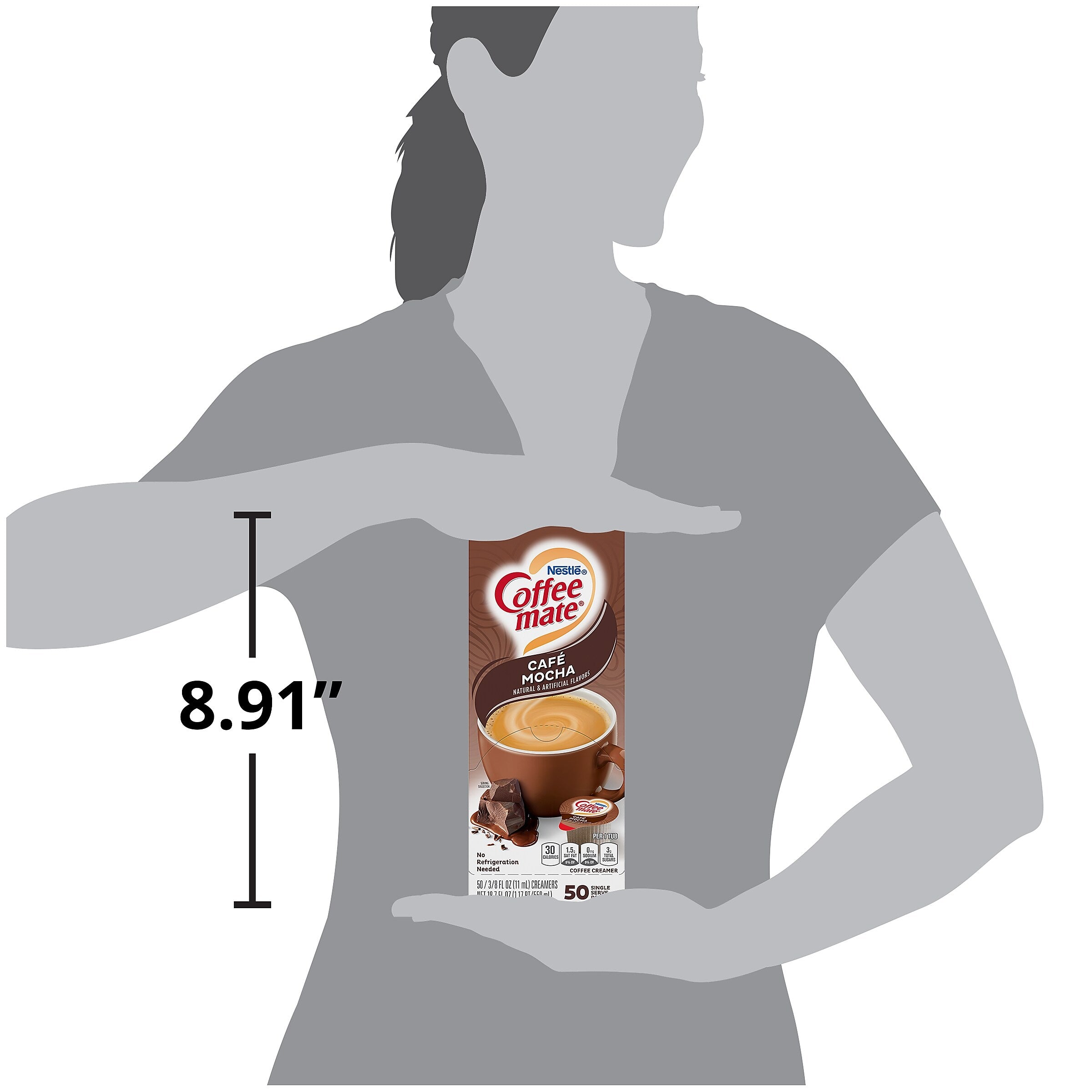 Coffee mate Café Mocha Liquid Creamer, 0.38 Oz., 50/Box