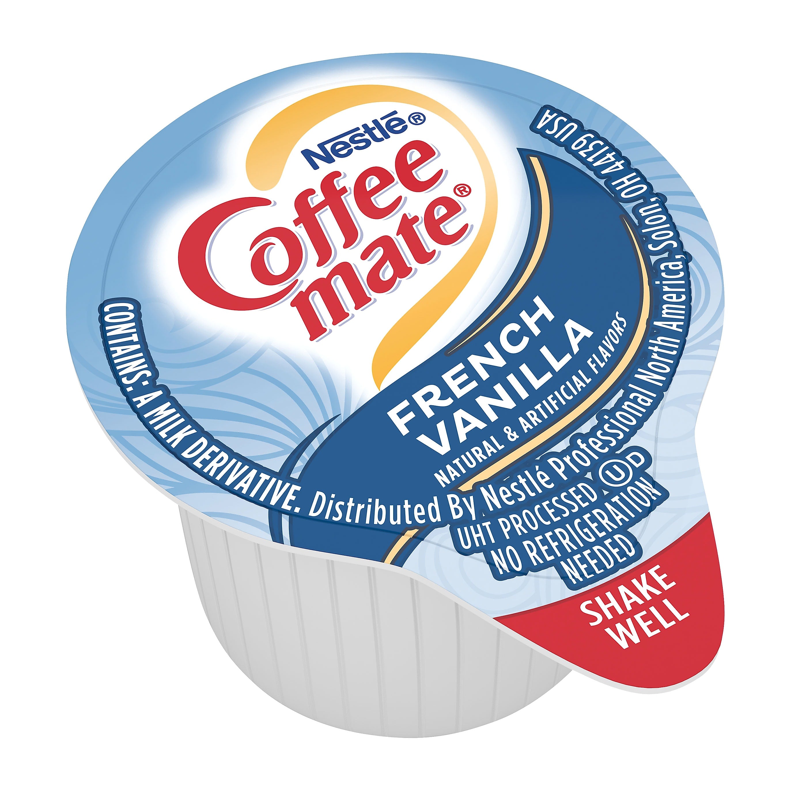 Coffee mate French Vanilla Dairy Free Liquid Creamer, 0.38 oz., 180/Box