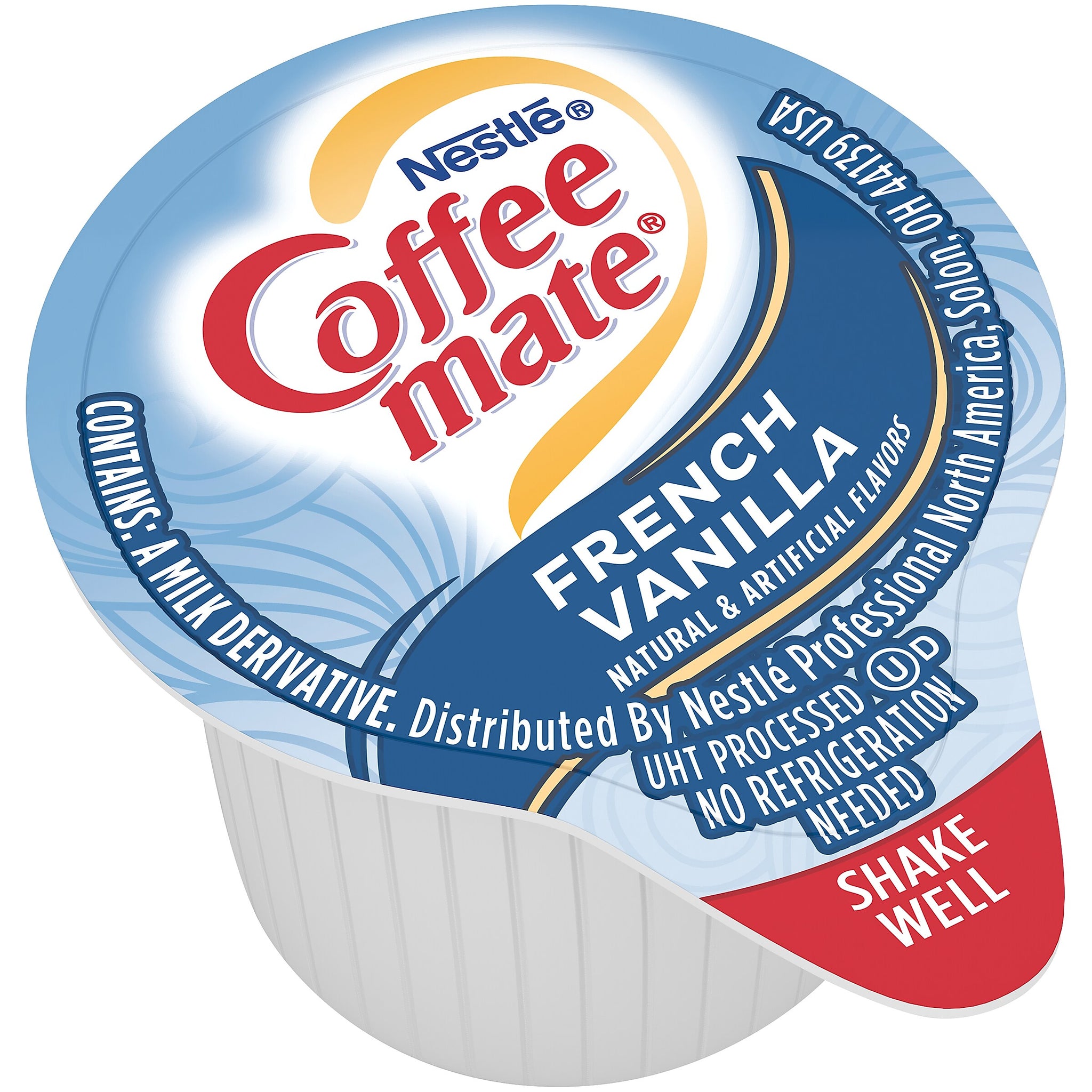 Coffee mate French Vanilla Liquid Creamer, 0.38 Oz., 50/Box