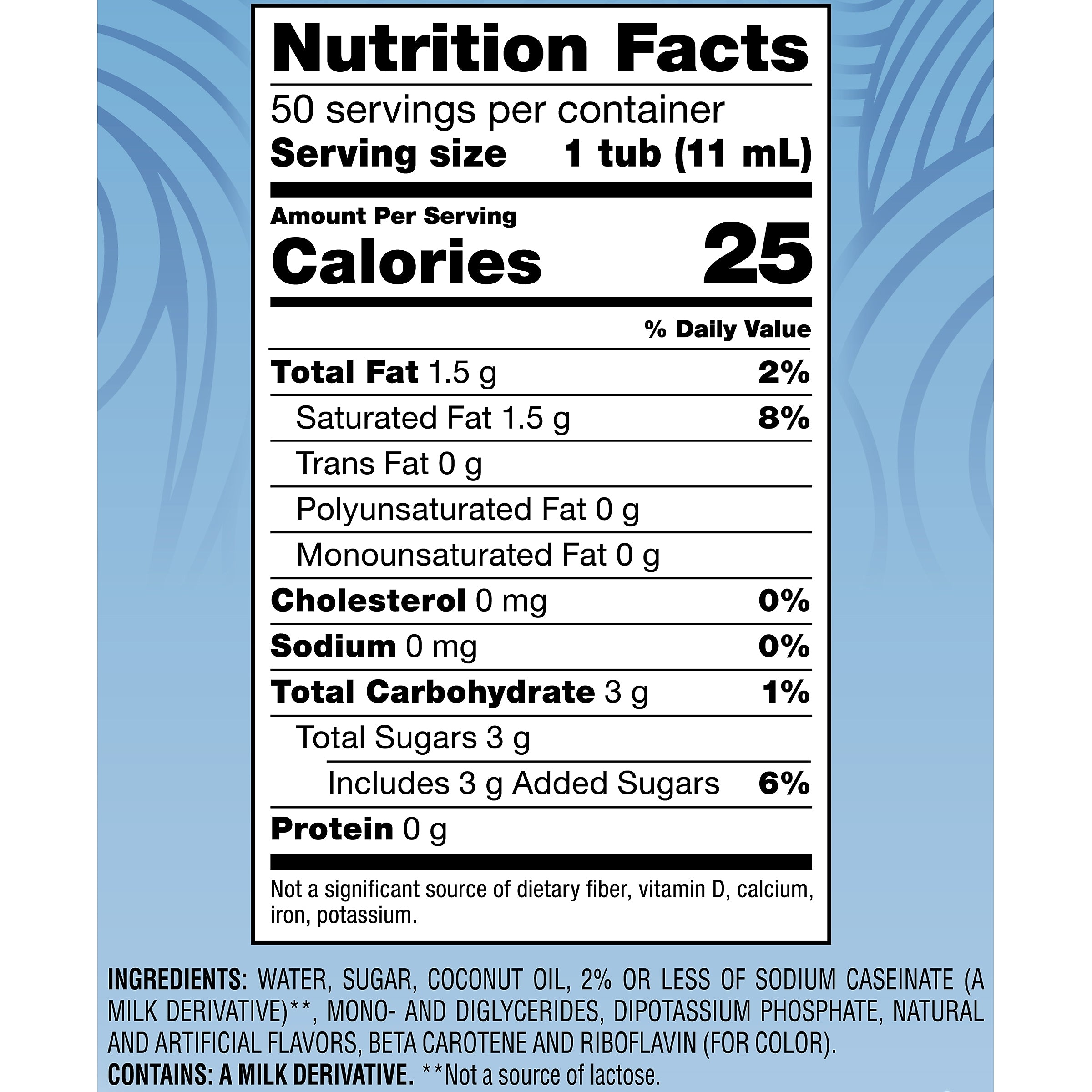 Coffee mate French Vanilla Liquid Creamer, 0.38 Oz., 50/Box