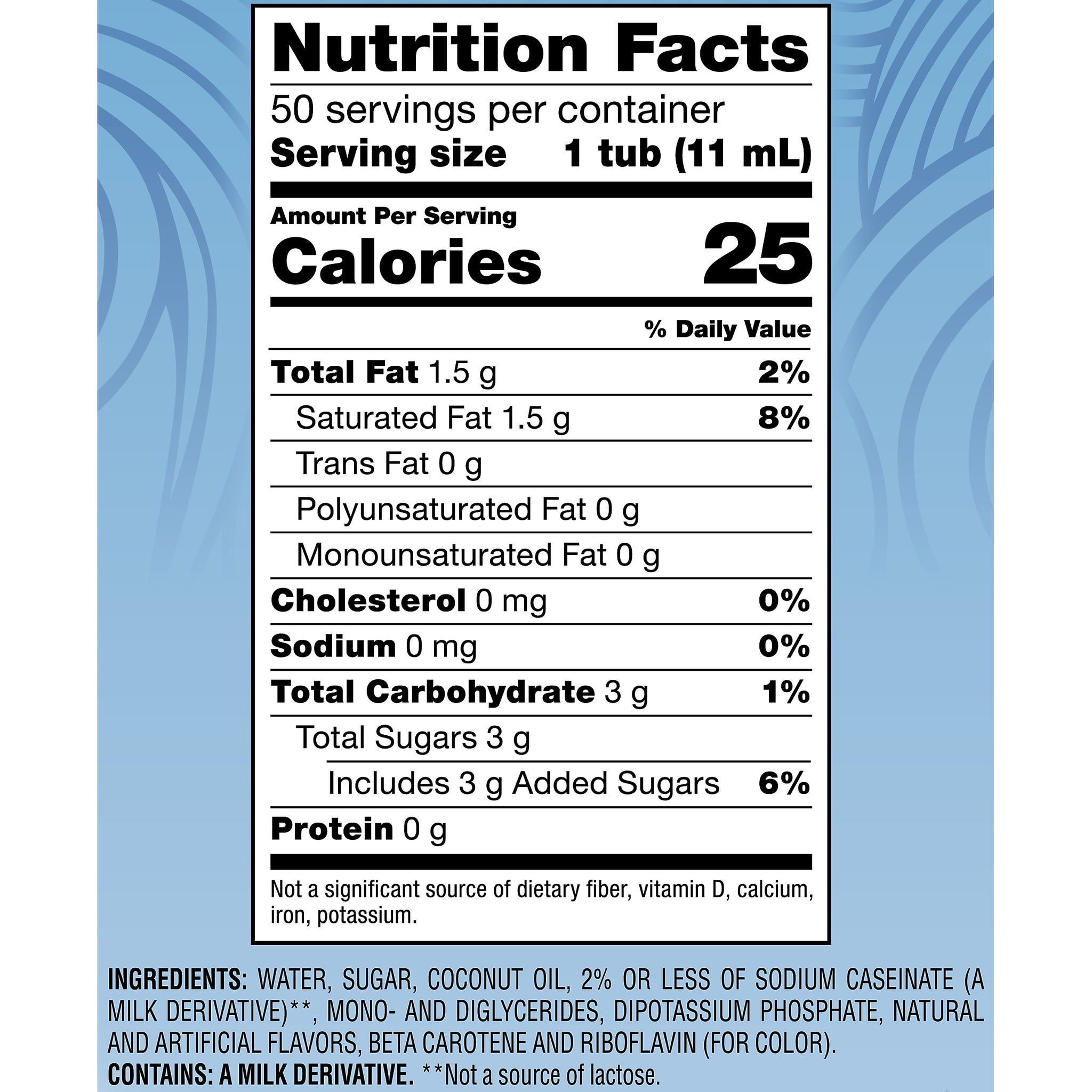 Coffee mate French Vanilla Liquid Creamer, 0.38 Oz., 50/Box