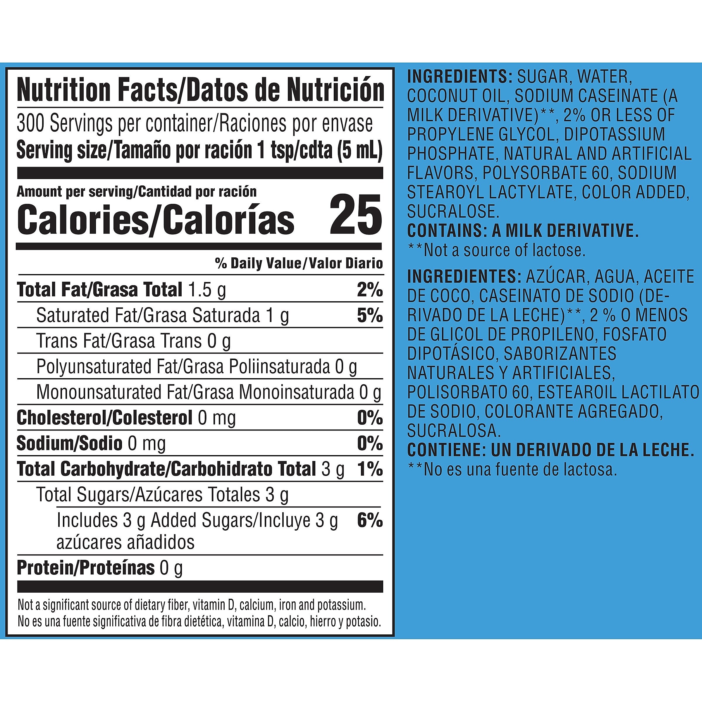 Coffee mate French Vanilla Liquid Creamer, 50.7 oz.