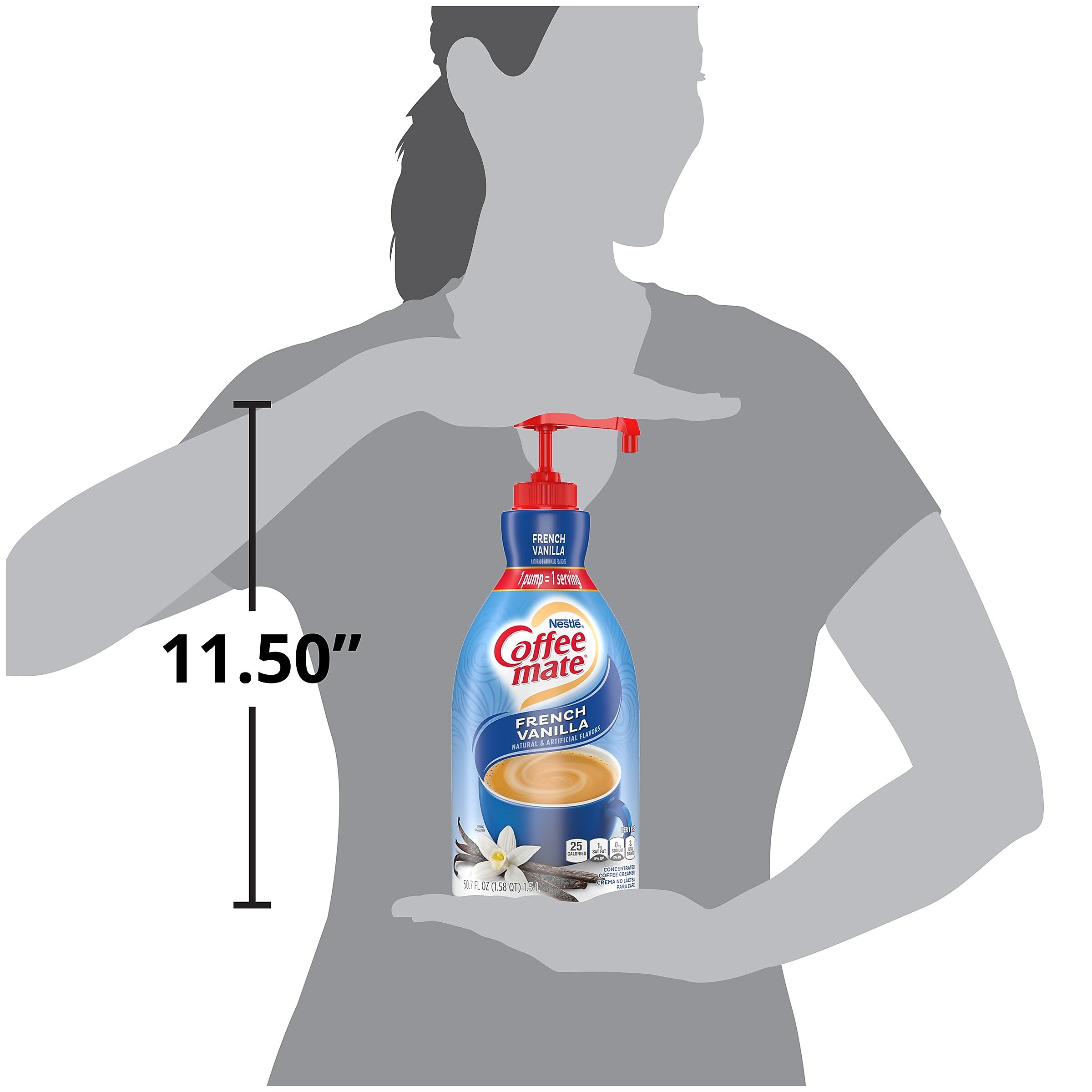 Coffee mate French Vanilla Liquid Creamer, 50.7 oz.