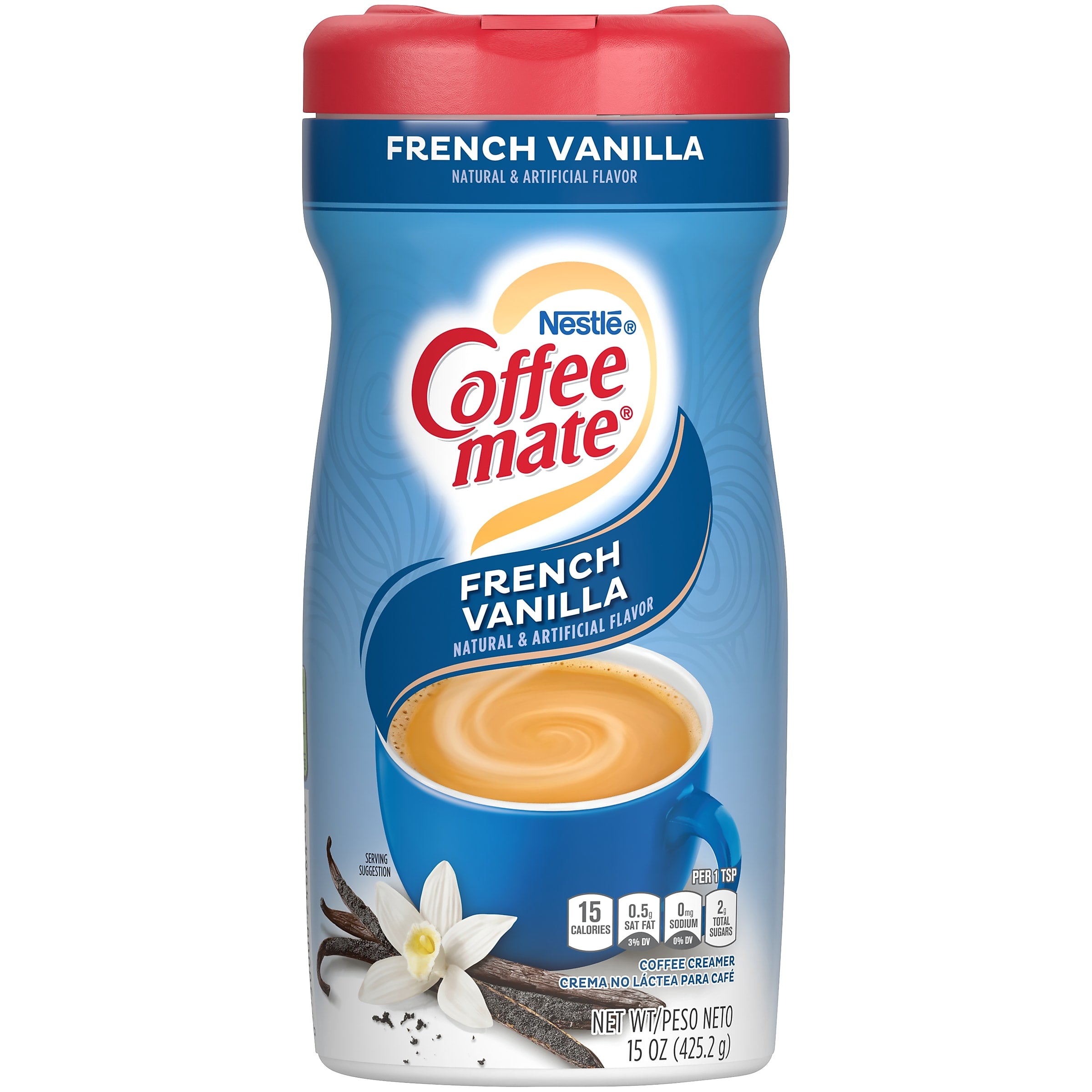 Coffee mate French Vanilla Powdered Creamer, 15 Oz.