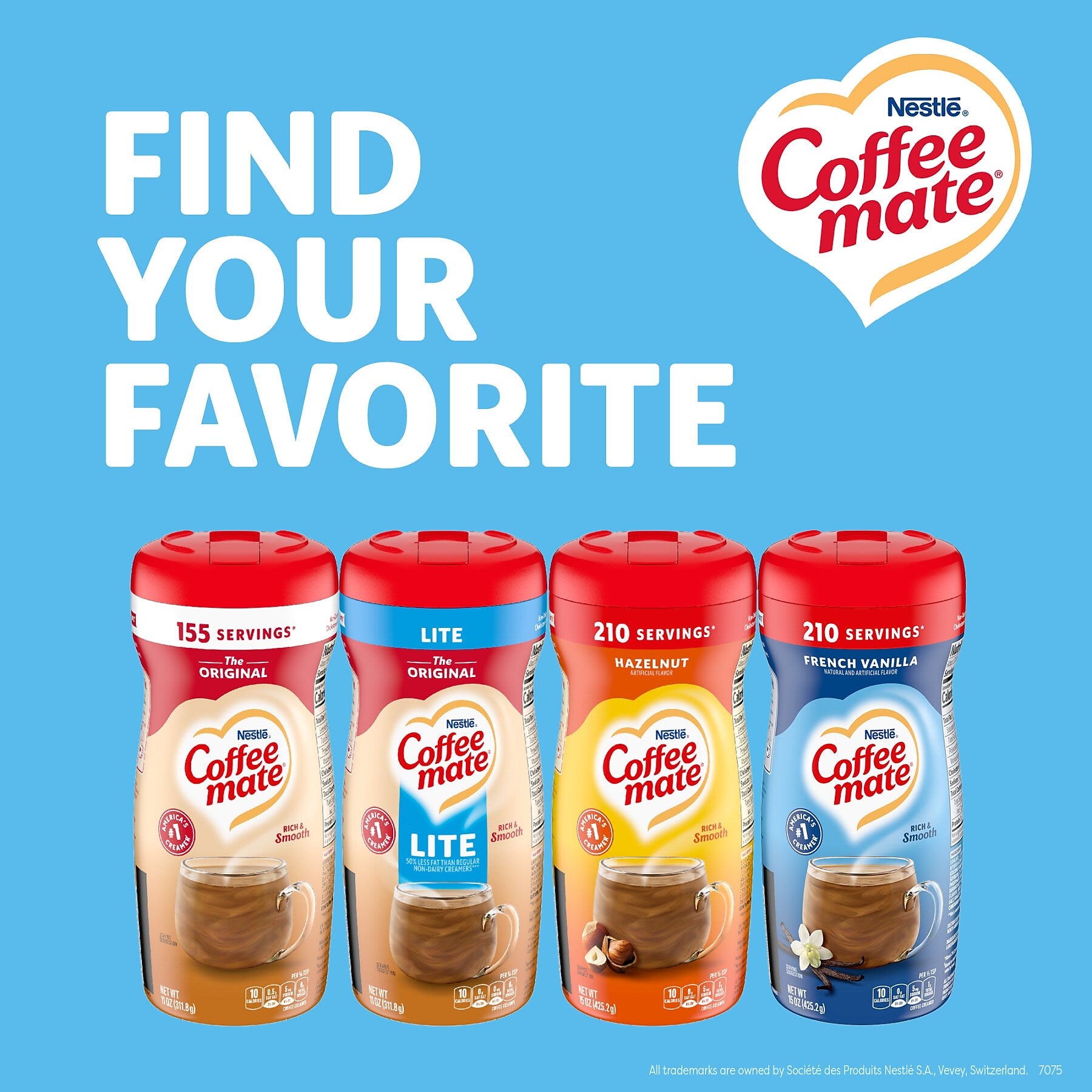 Coffee mate French Vanilla Powdered Creamer, 15 Oz.