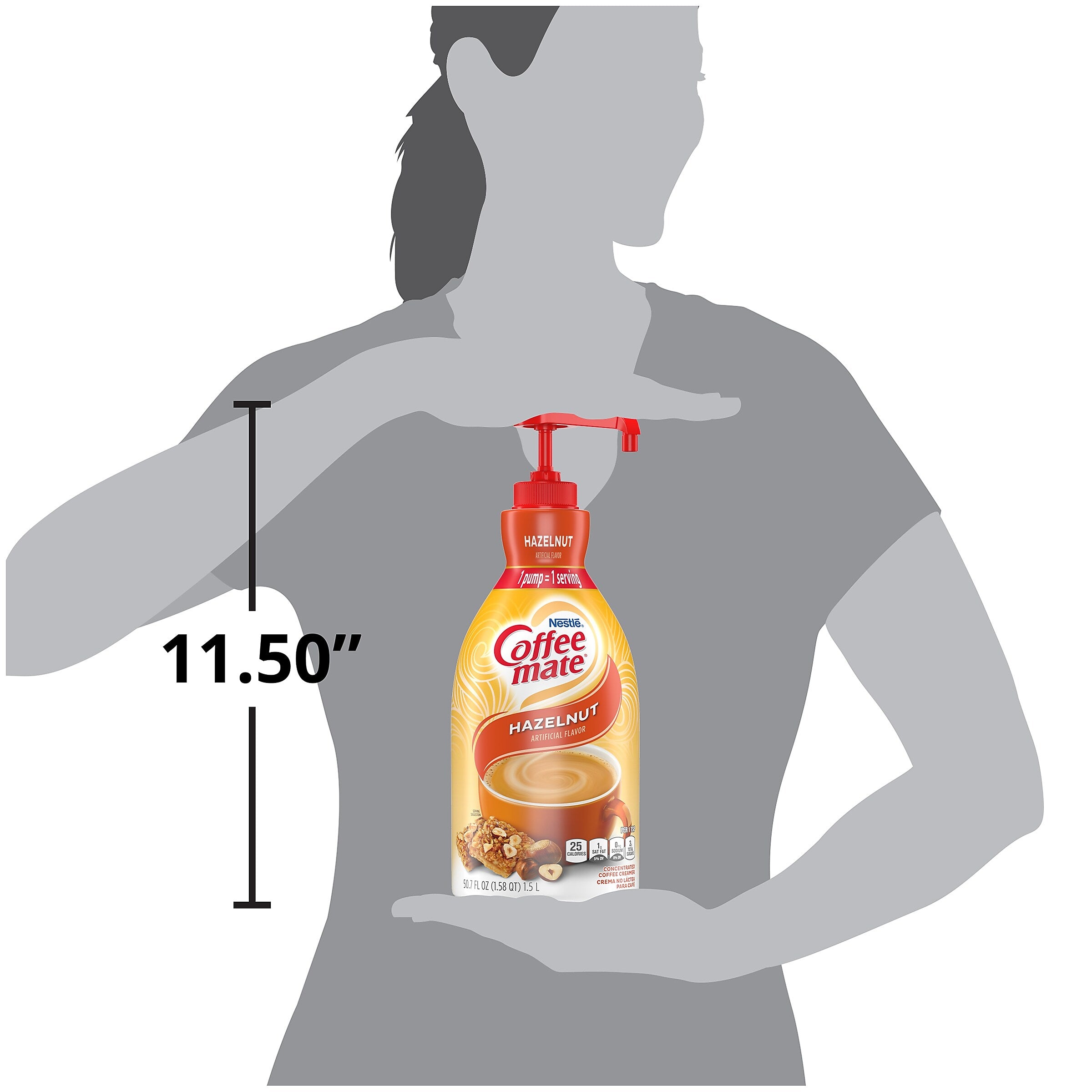 Coffee mate Hazelnut Liquid Creamer, 50.7 oz.