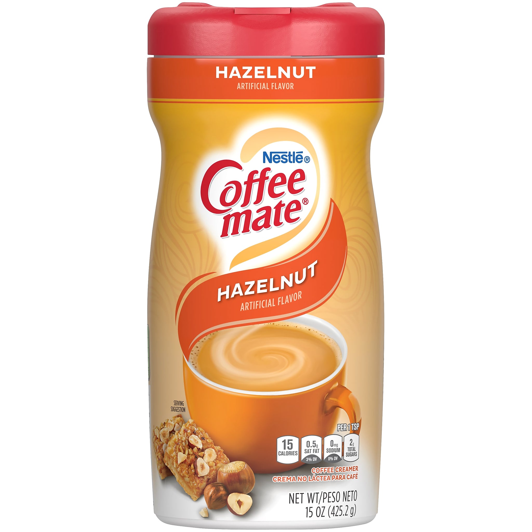 Coffee mate Hazelnut Powdered Creamer, 15 Oz.