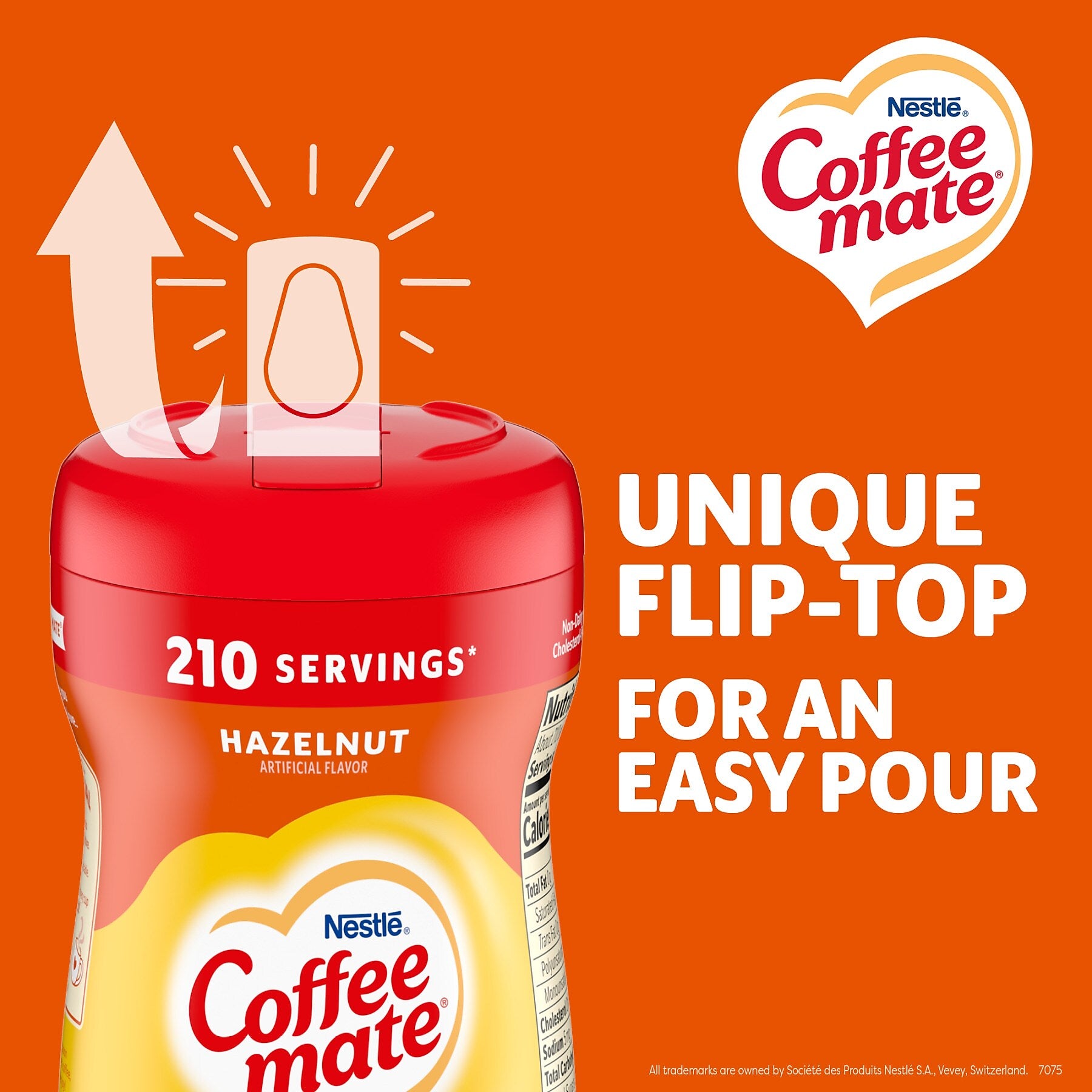 Coffee mate Hazelnut Powdered Creamer, 15 Oz.