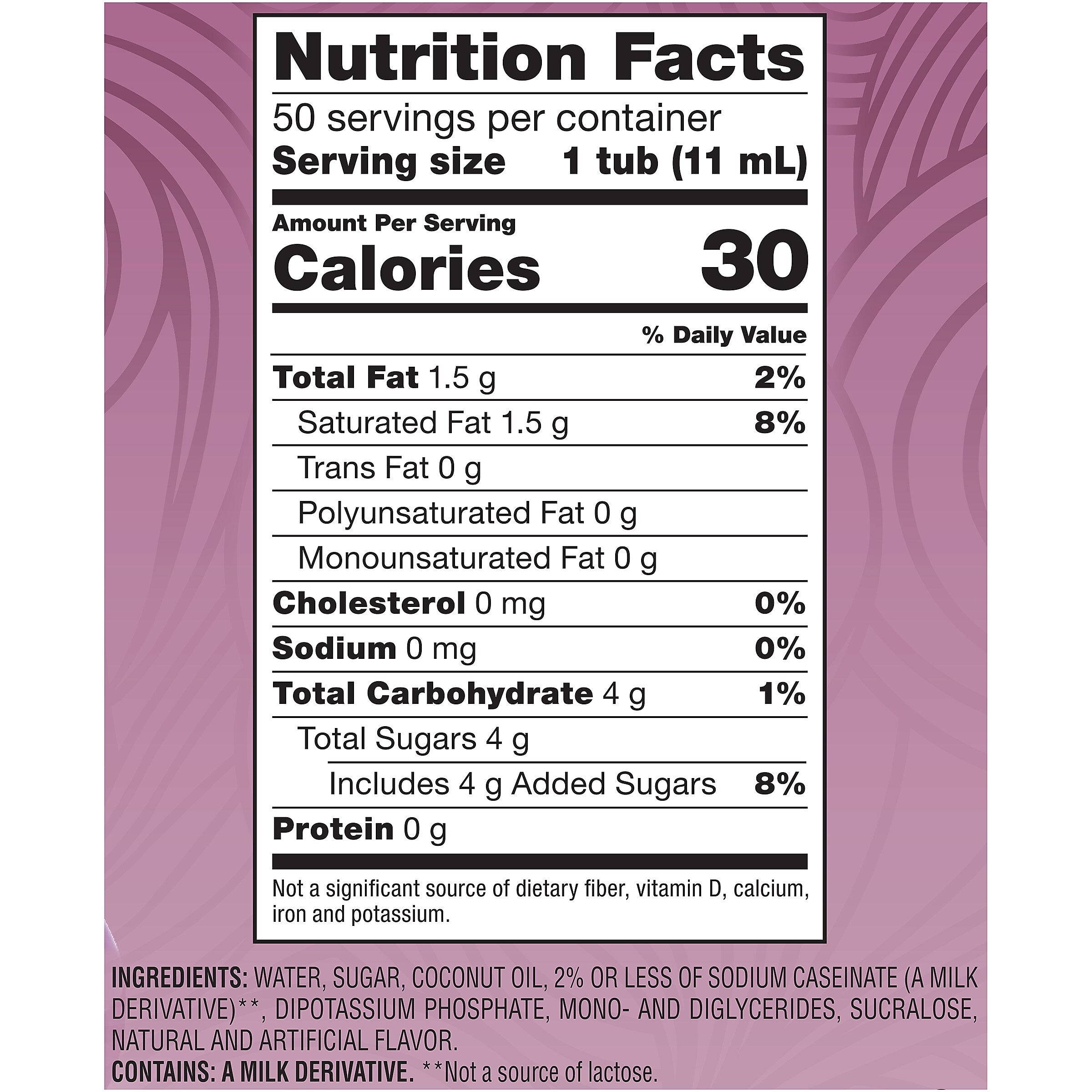 Coffee mate Italian Sweet Creme Liquid Creamer, 0.38 Oz., 50/Box