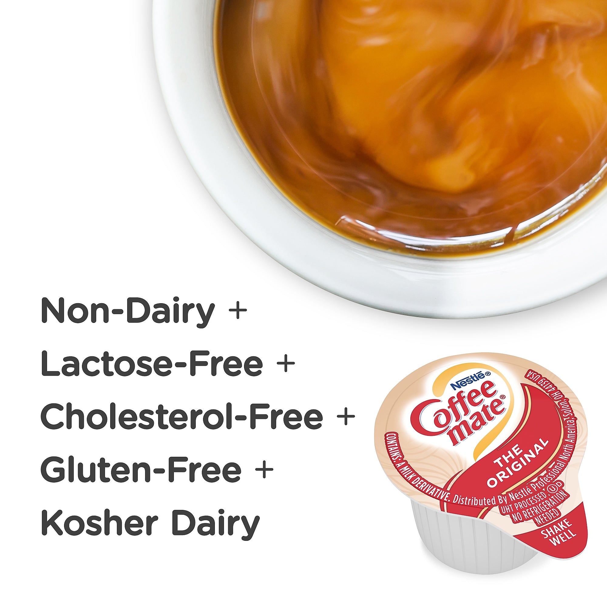 Coffee mate Original Liquid Creamer, 0.38 Oz., 50/Box