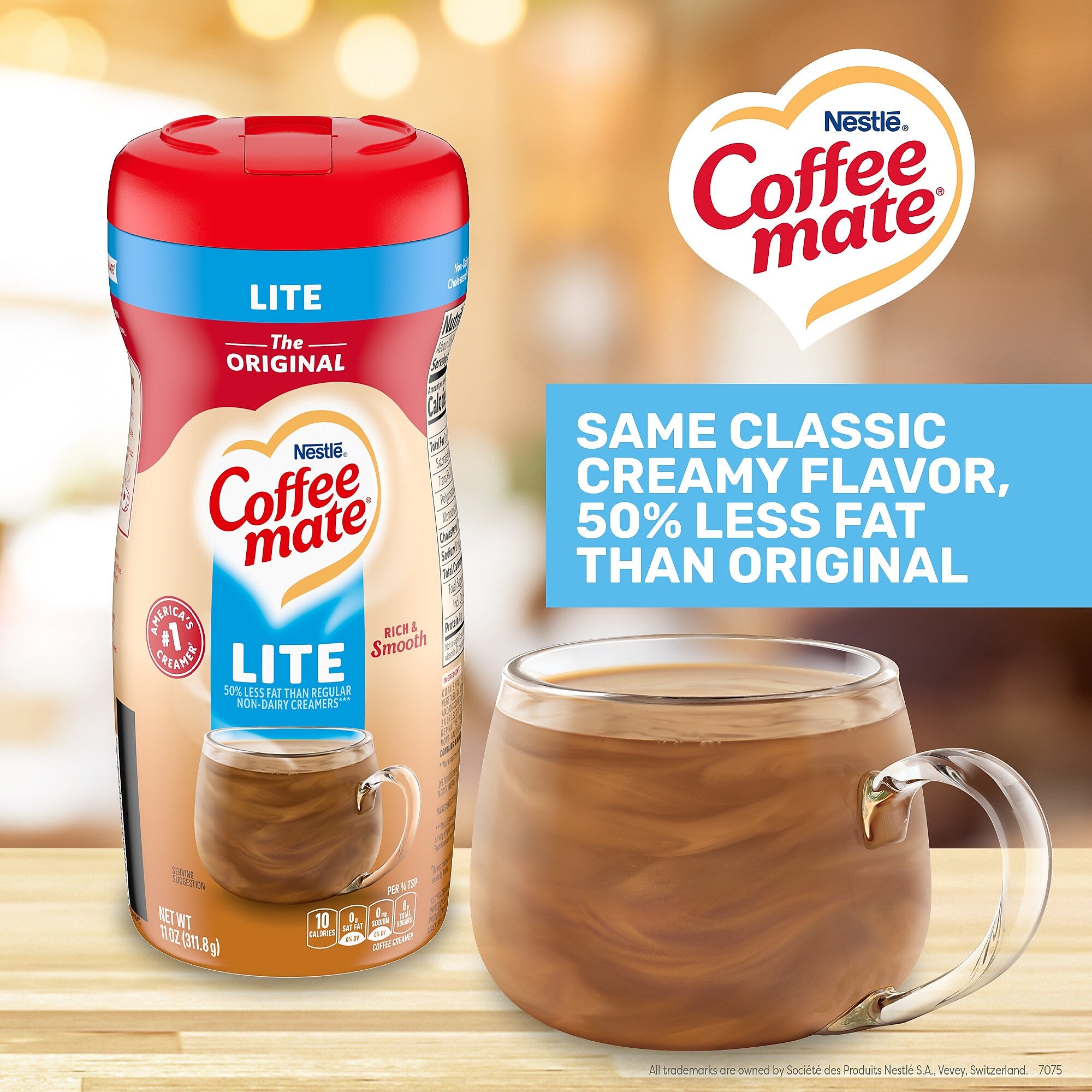 Coffee mate Original Lite Powdered Creamer, 11 Oz.