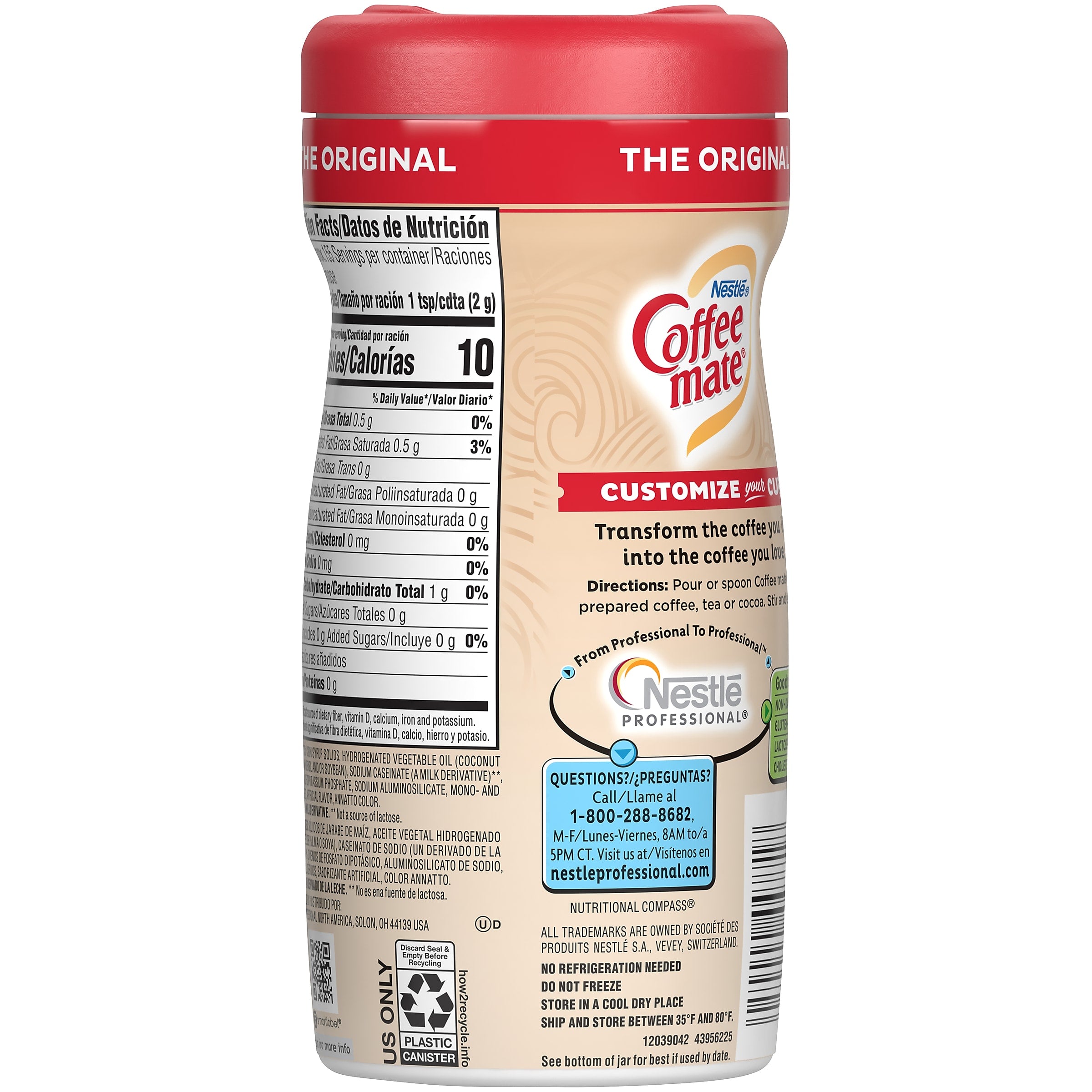 Coffee mate Original Powdered Creamer, 11 Oz.
