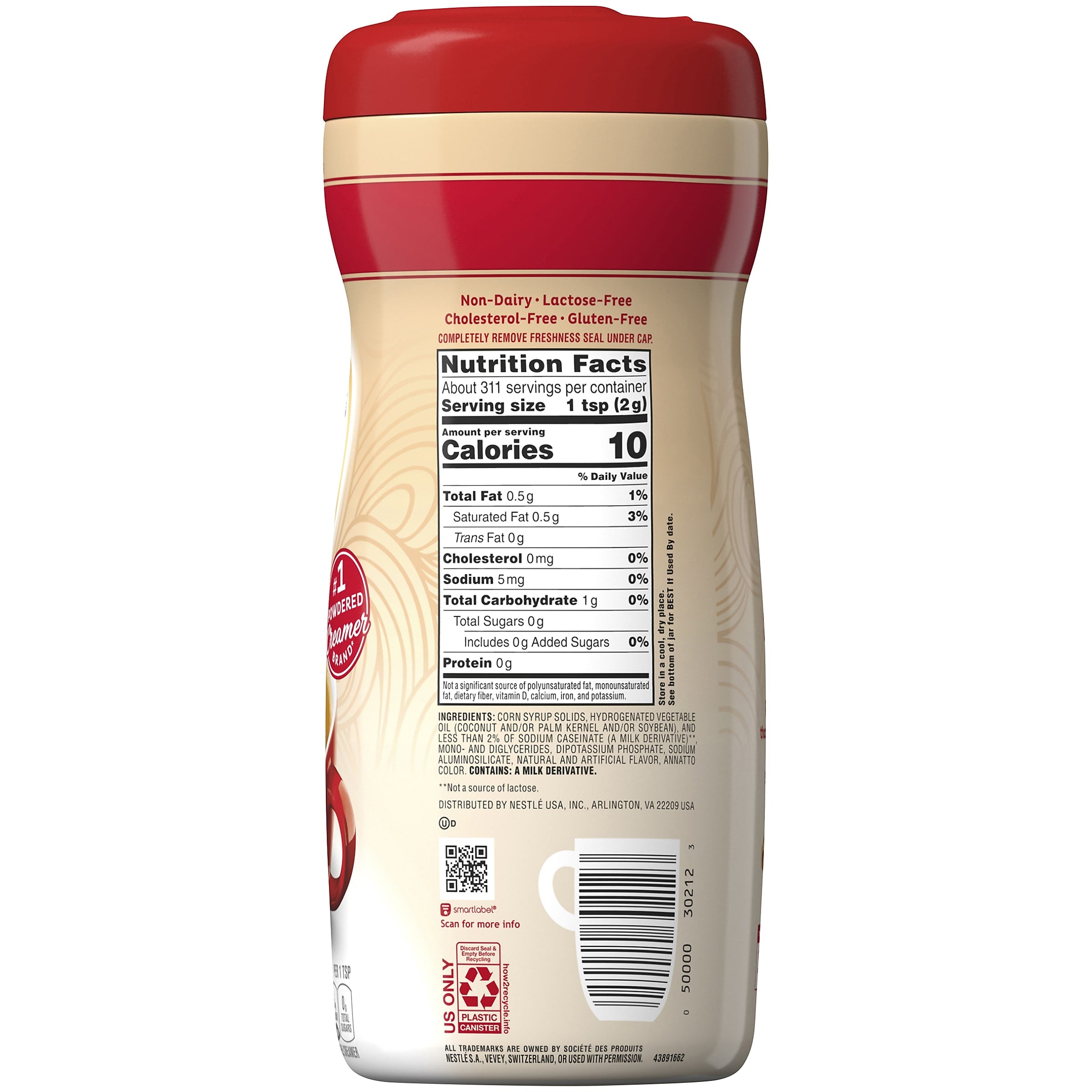 Coffee mate Original Powdered Creamer, 22 Oz.,