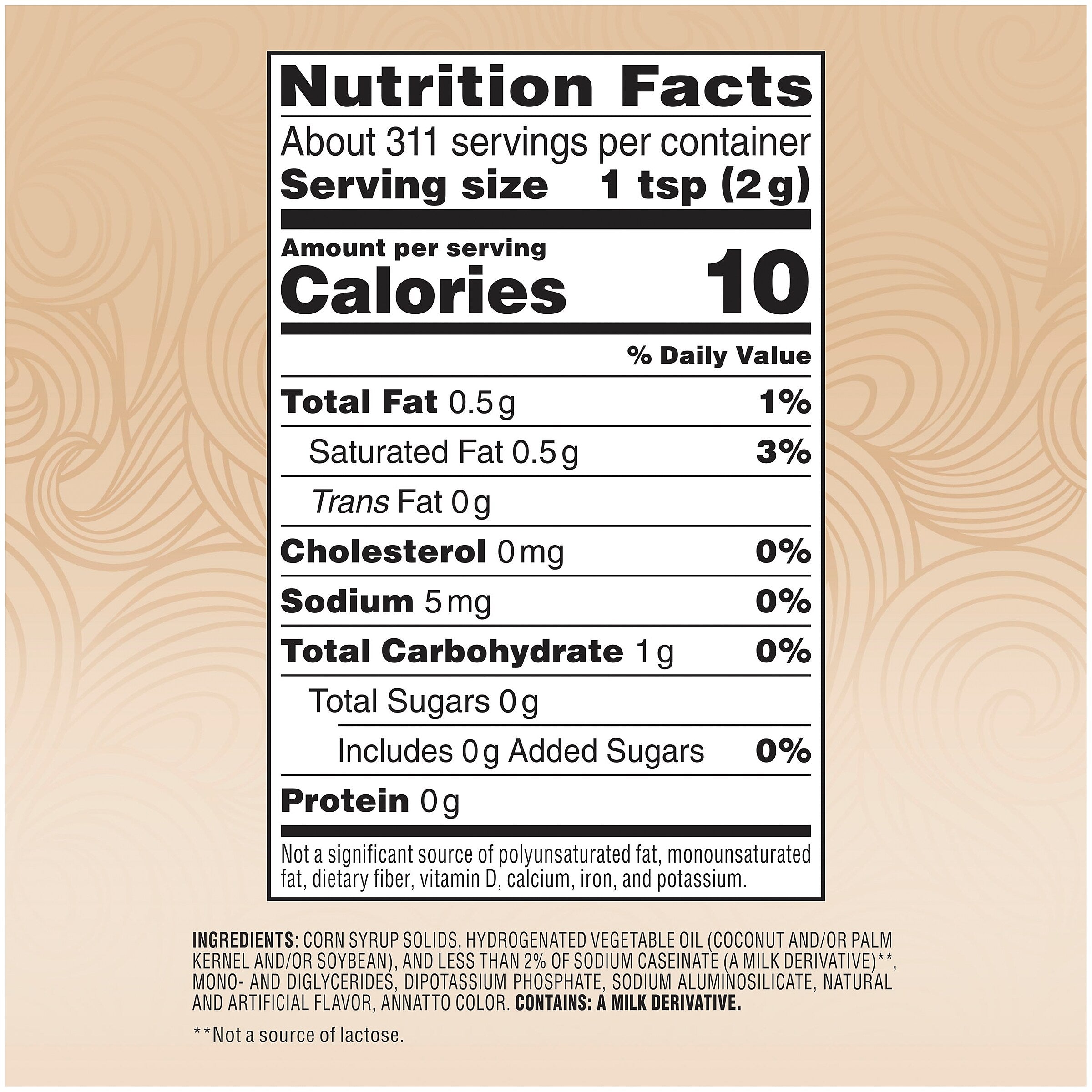 Coffee mate Original Powdered Creamer, 22 Oz.,