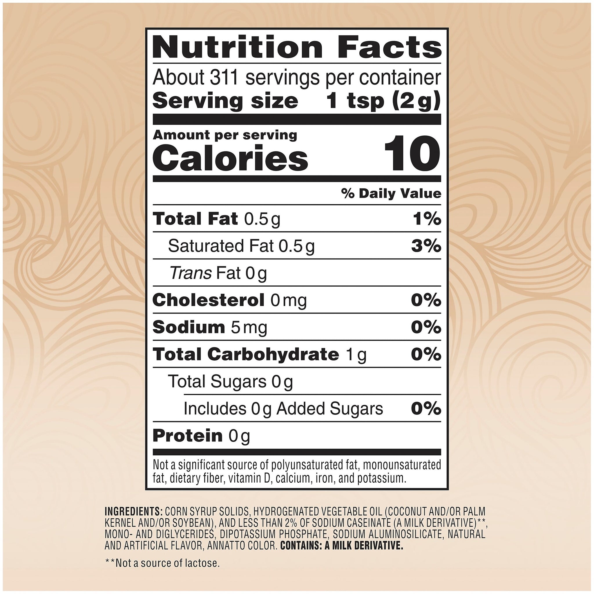 Coffee mate Original Powdered Creamer, 22 Oz.,