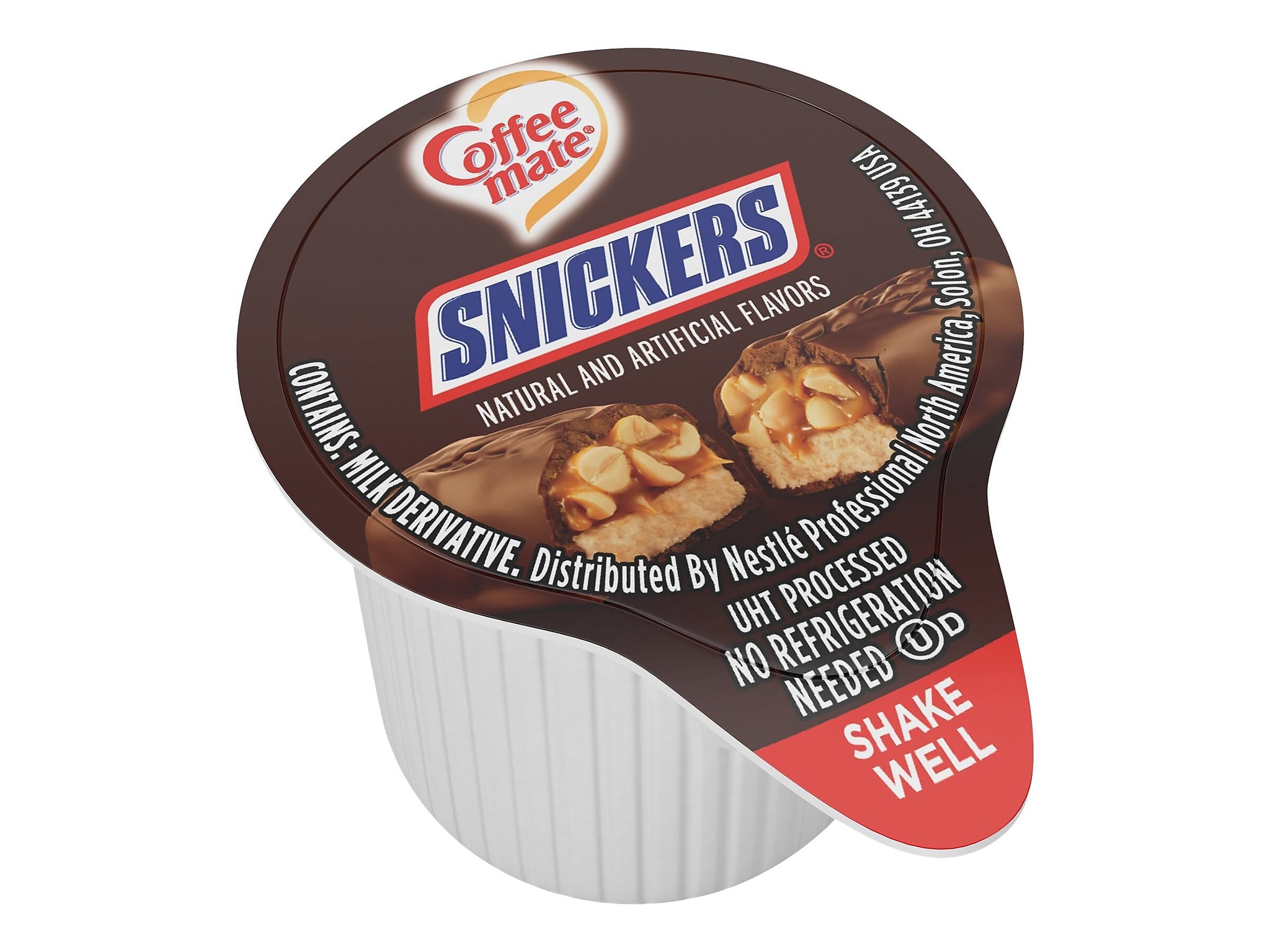 Coffee mate Snickers Liquid Creamer, 0.37 oz., 50/Box
