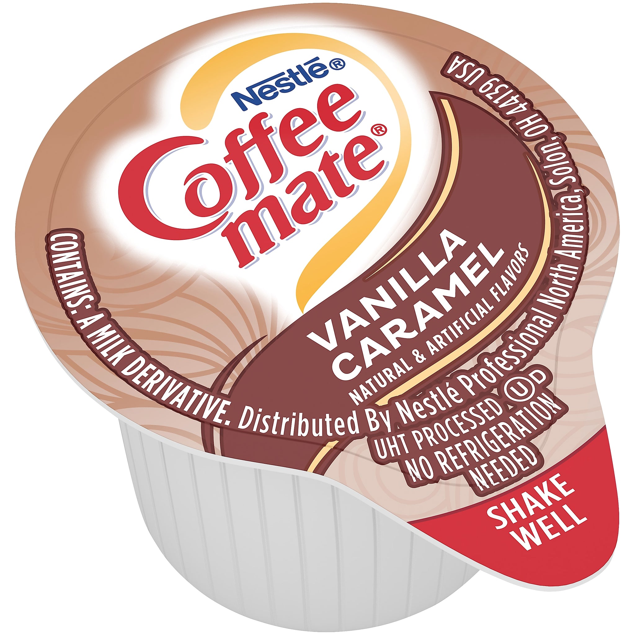 Coffee mate Vanilla Caramel Liquid Creamer, 0.38 Oz., 50/Box