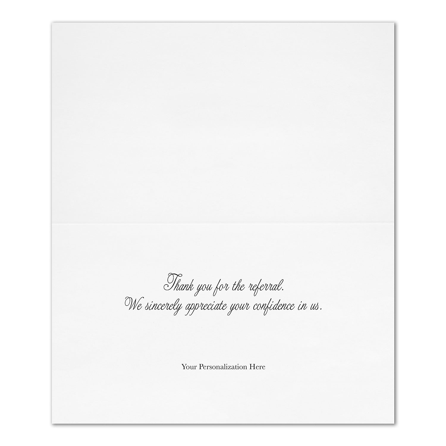 "Colorful Thank You" Card w/ White Unlined Envelope, 250/BX